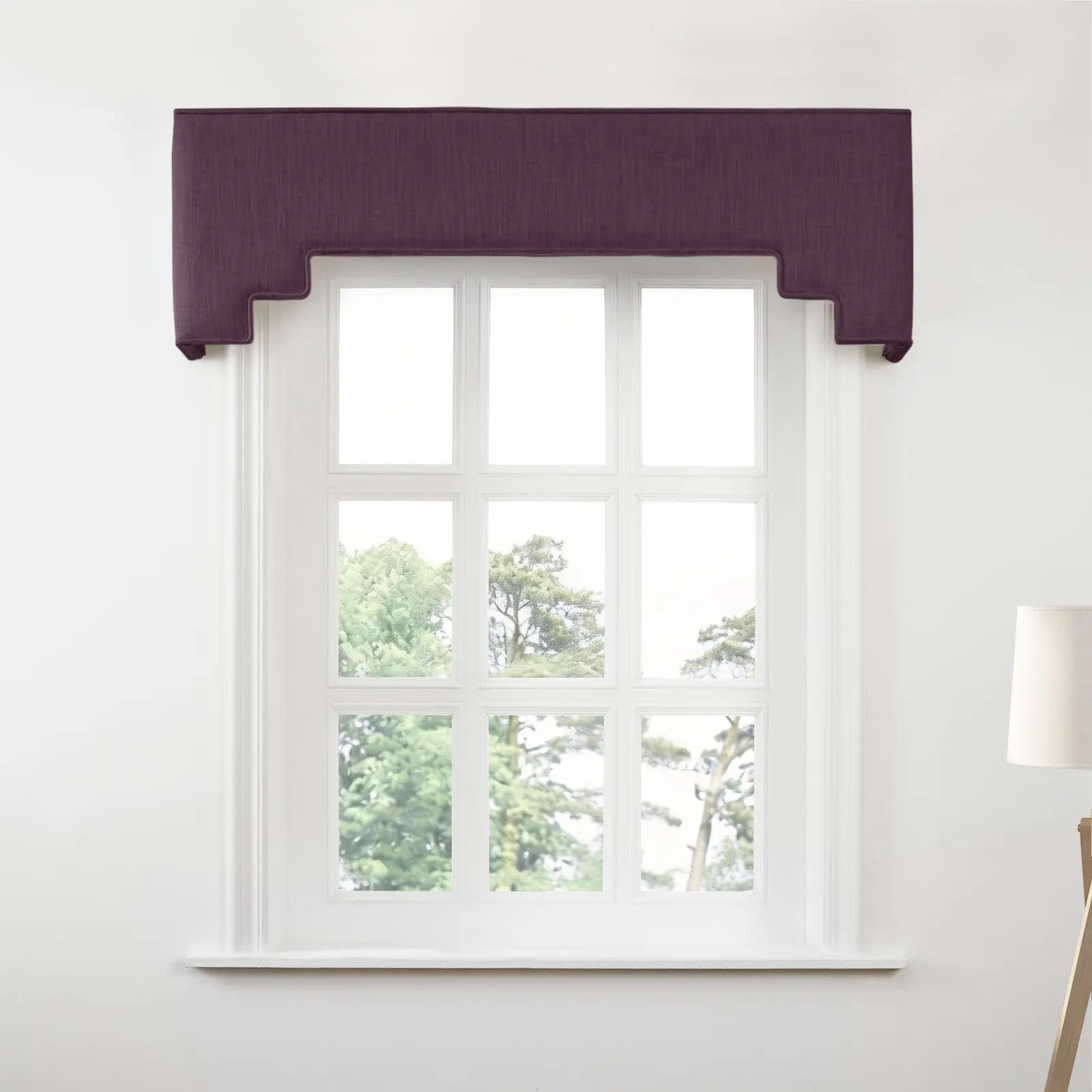 Liz Linen Decorative Stepped Cornice - Image 114