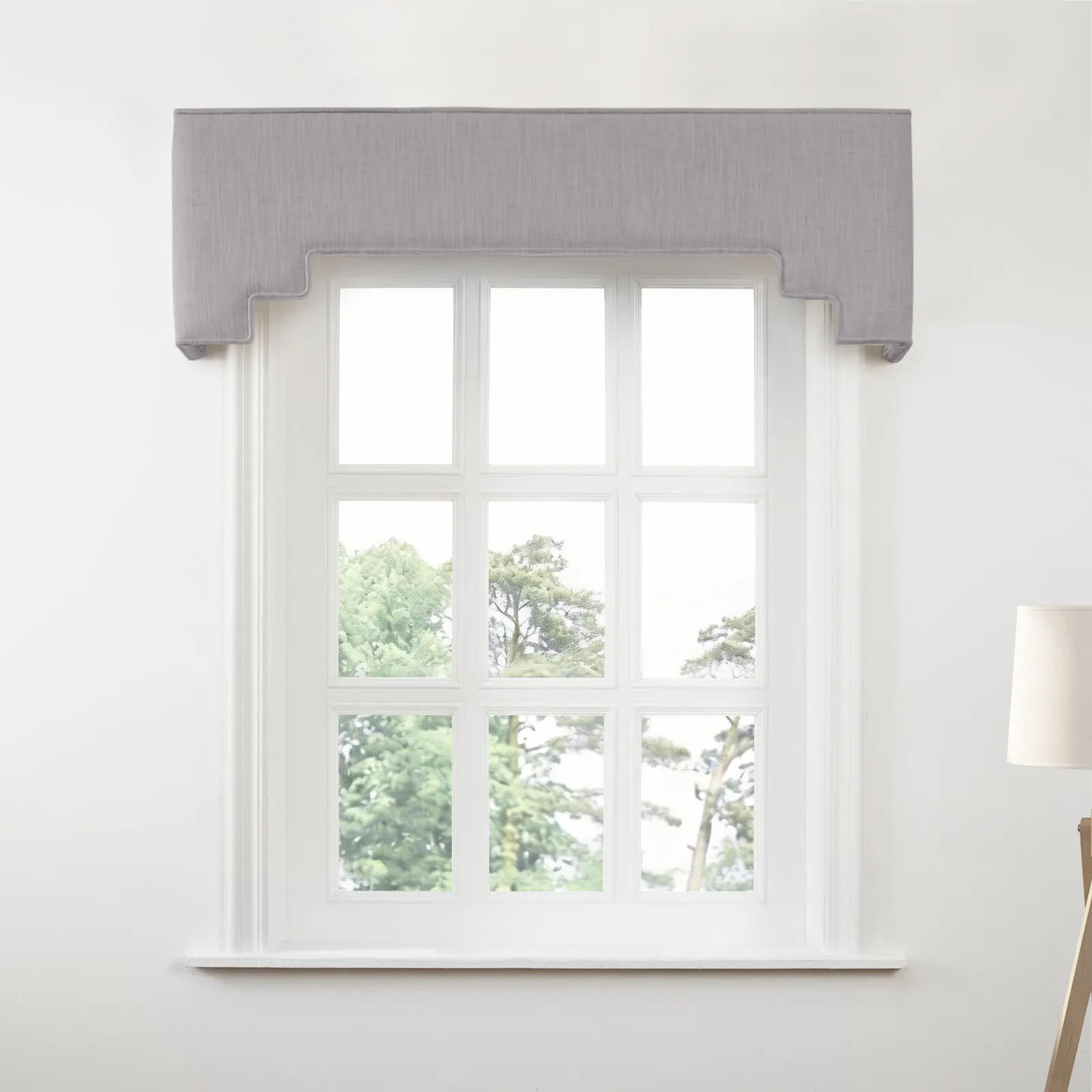 Liz Linen Decorative Stepped Cornice - Image 126