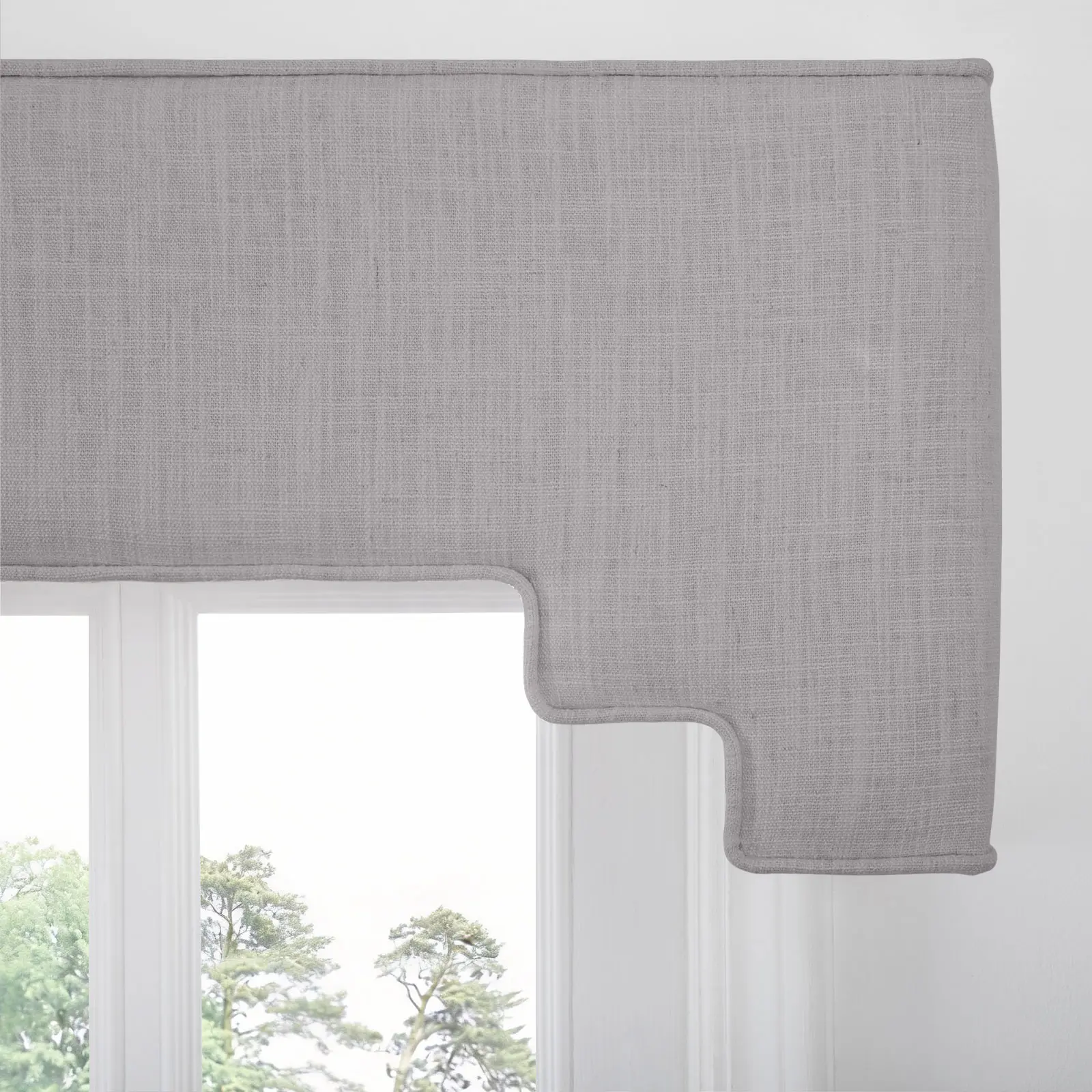 Liz Linen Decorative Stepped Cornice - Image 128