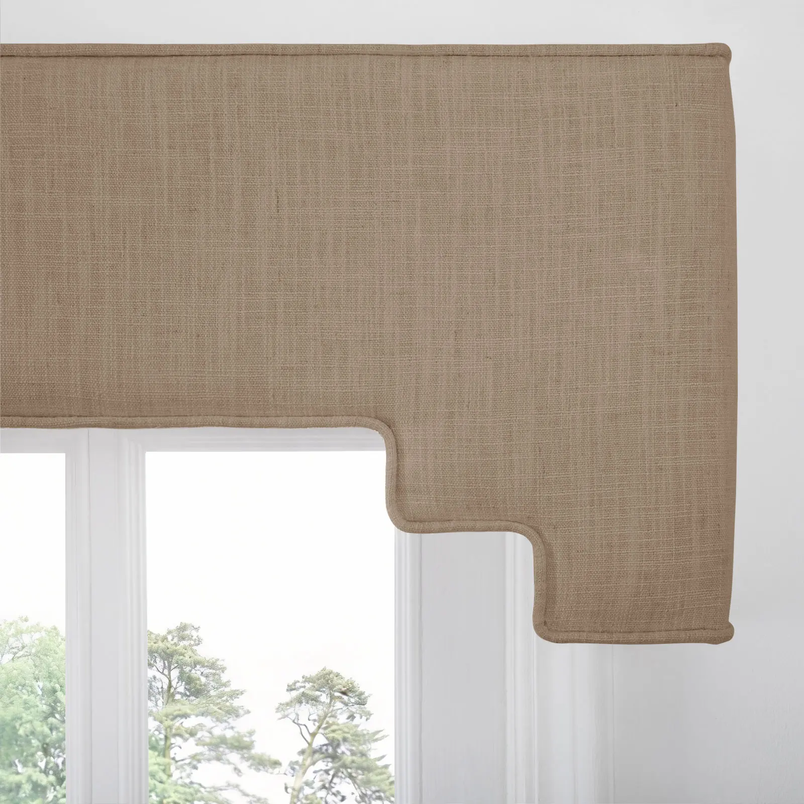 Liz Linen Decorative Stepped Cornice - Image 132