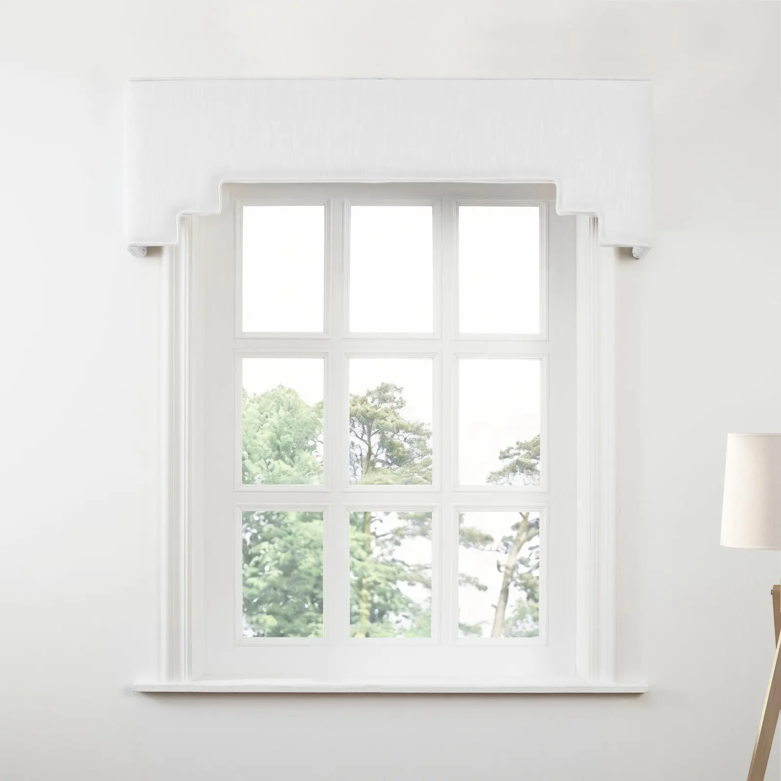 Liz Linen Decorative Stepped Cornice - Image 142