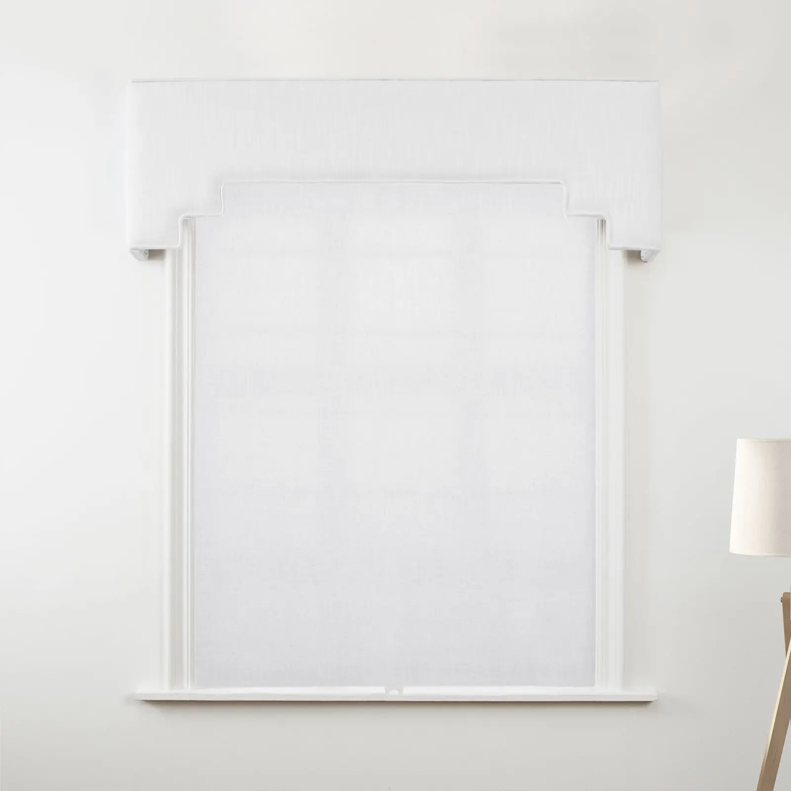 Liz Linen Decorative Stepped Cornice - Image 146