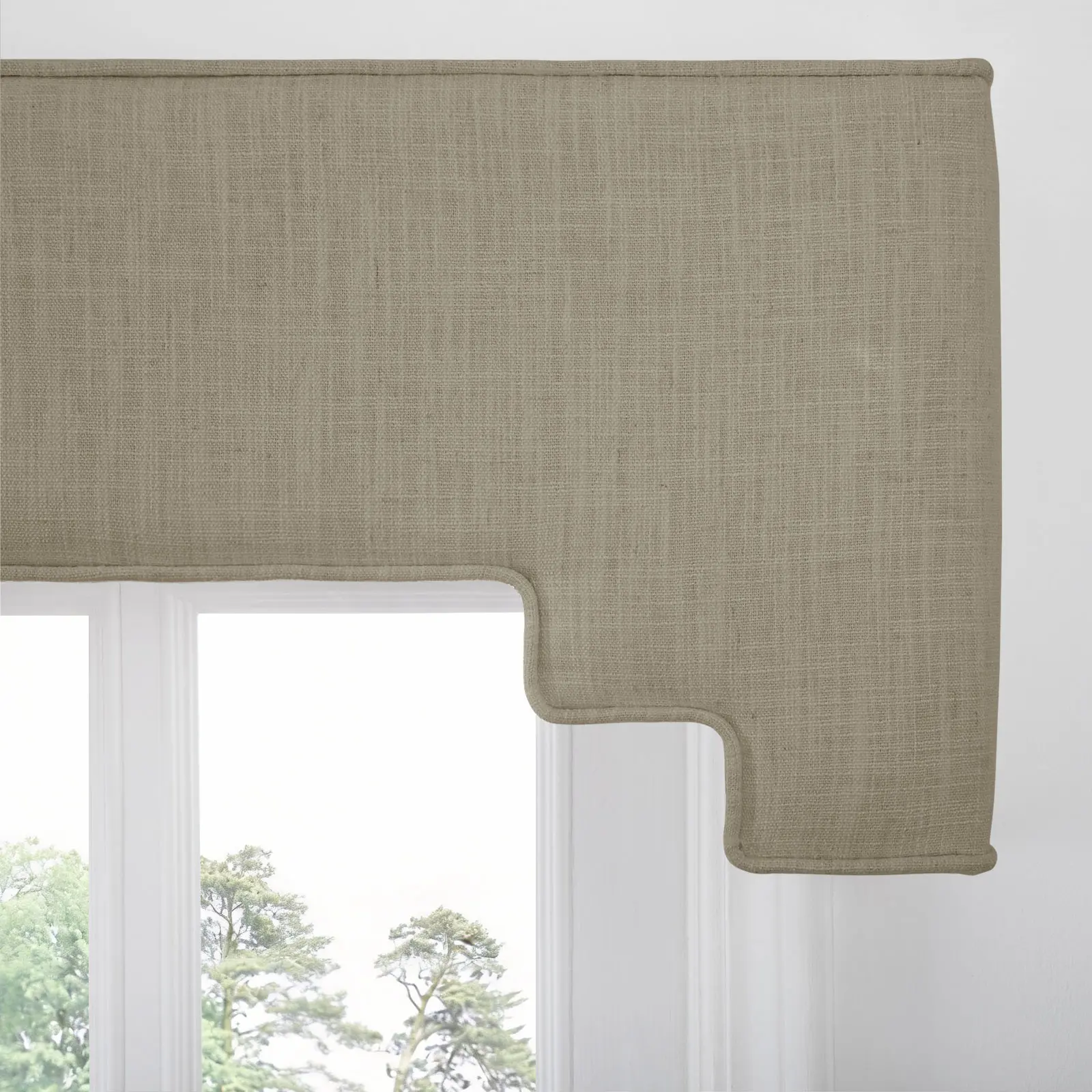 Liz Linen Decorative Stepped Cornice - Image 153