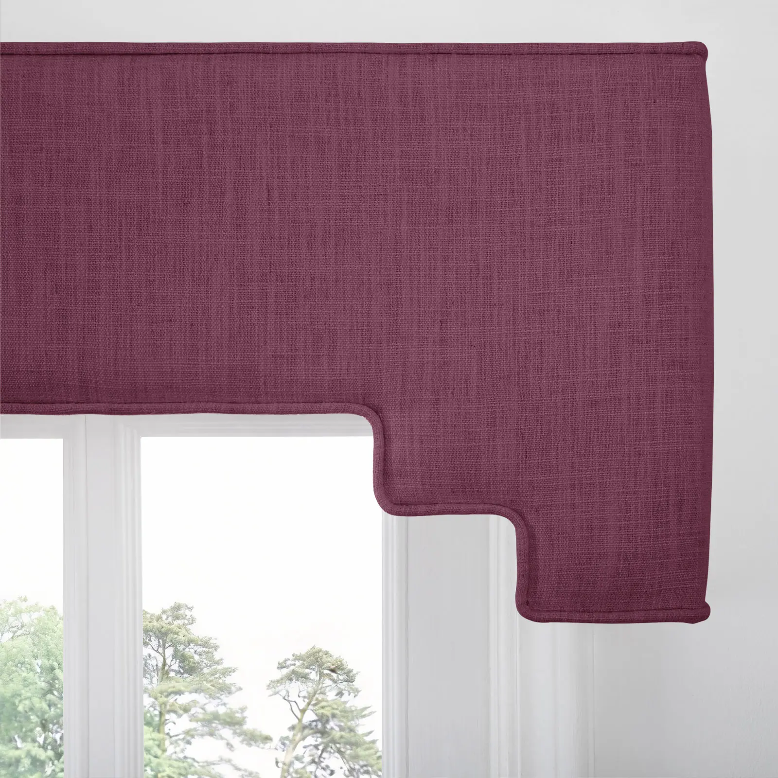 Liz Linen Decorative Stepped Cornice - Image 16