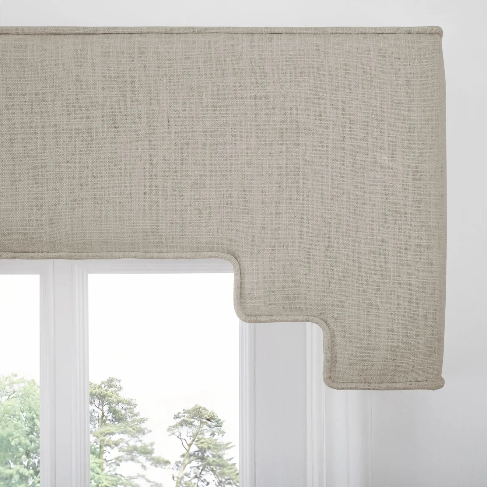 Liz Linen Decorative Stepped Cornice - Image 20