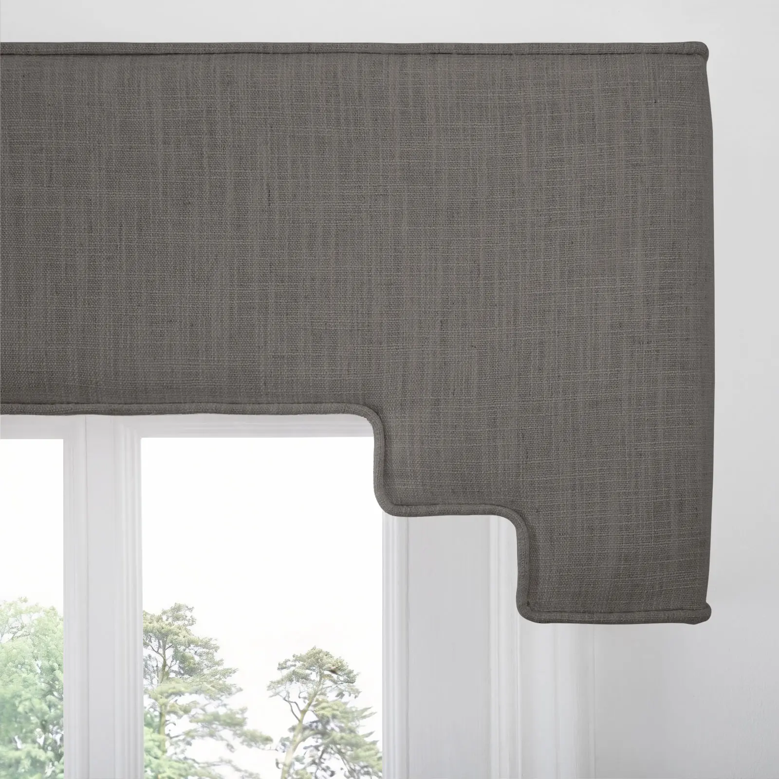 Liz Linen Decorative Stepped Cornice - Image 28