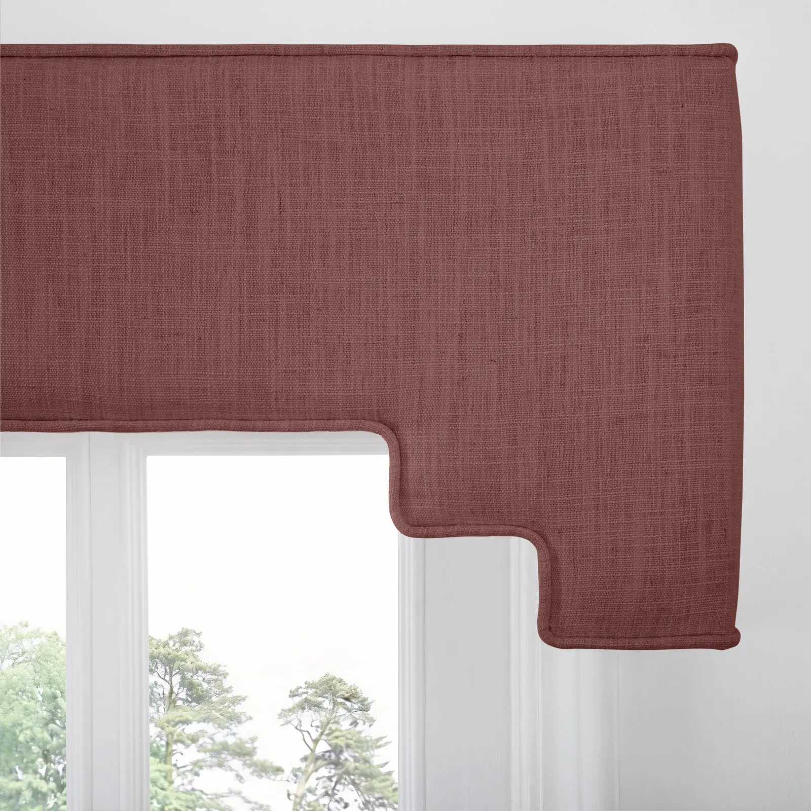 Liz Linen Decorative Stepped Cornice - Image 32