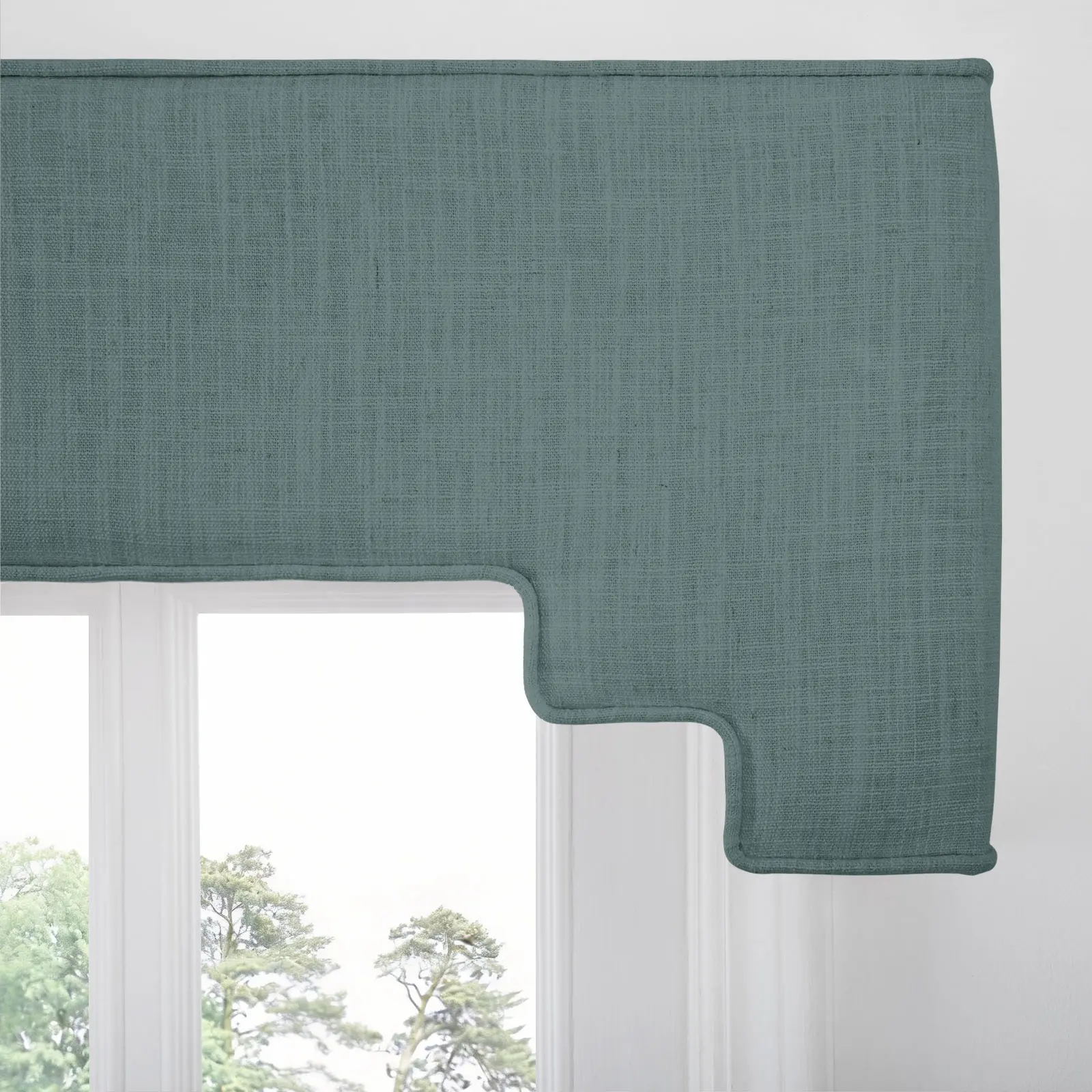 Liz Linen Decorative Stepped Cornice - Image 40