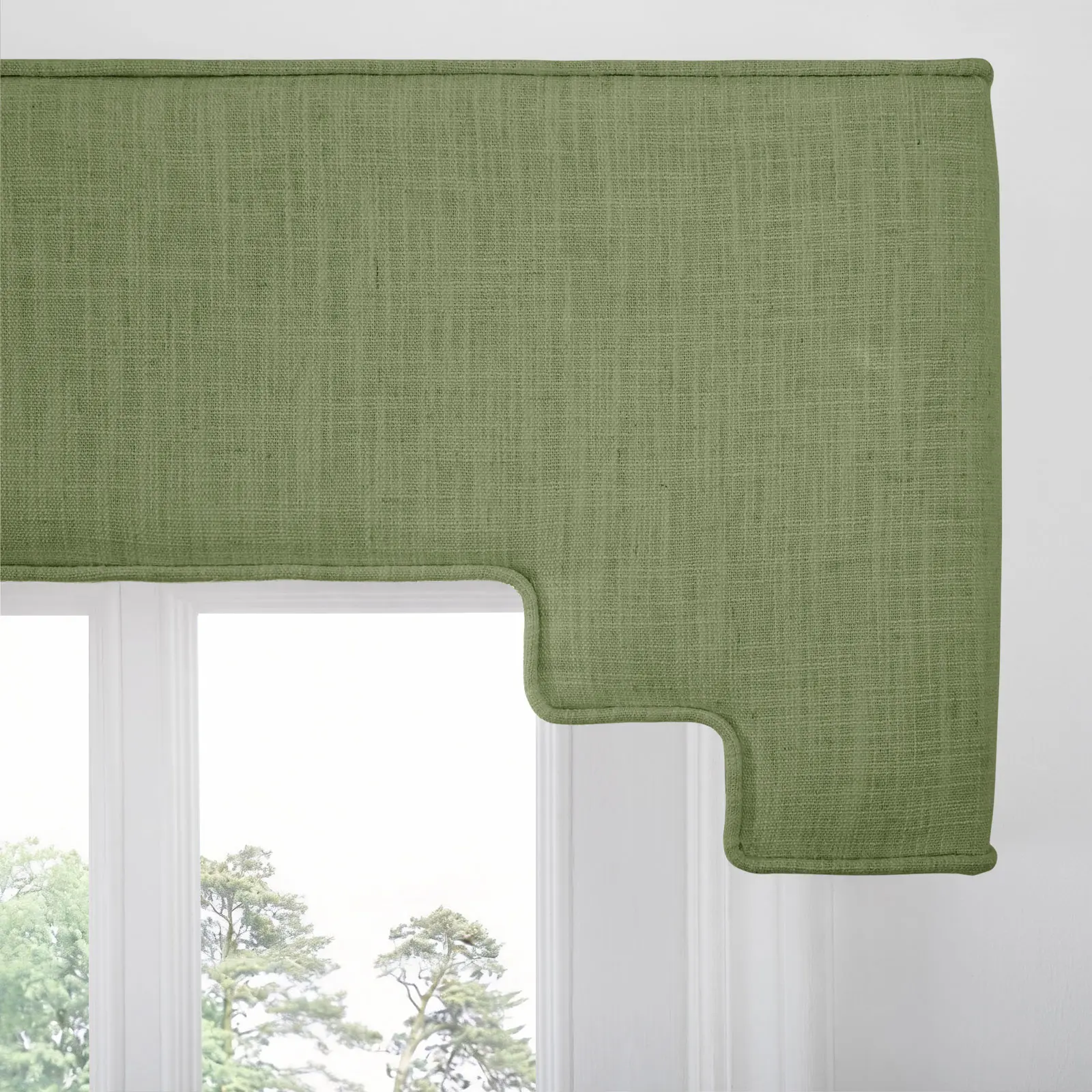 Liz Linen Decorative Stepped Cornice - Image 52