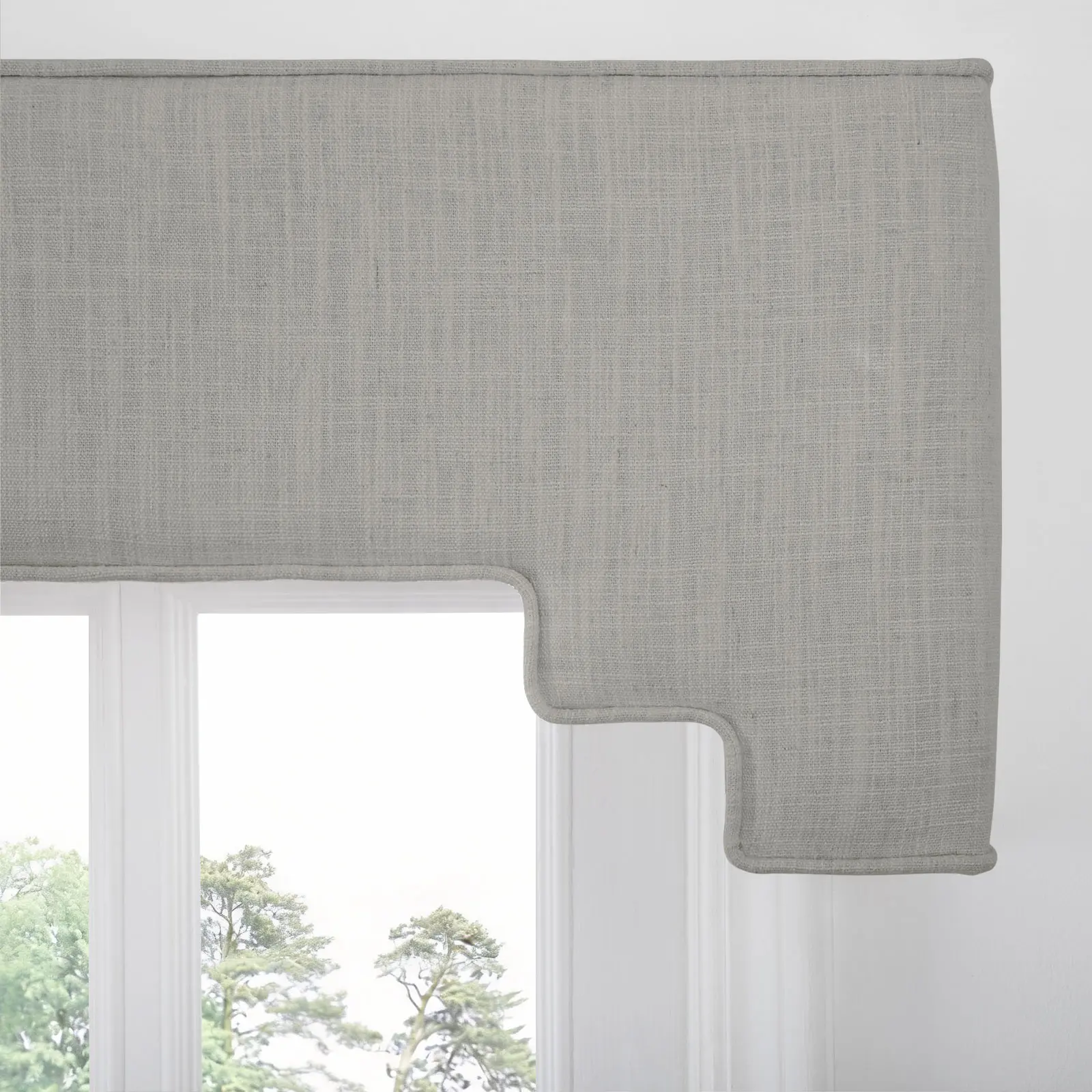 Liz Linen Decorative Stepped Cornice - Image 56