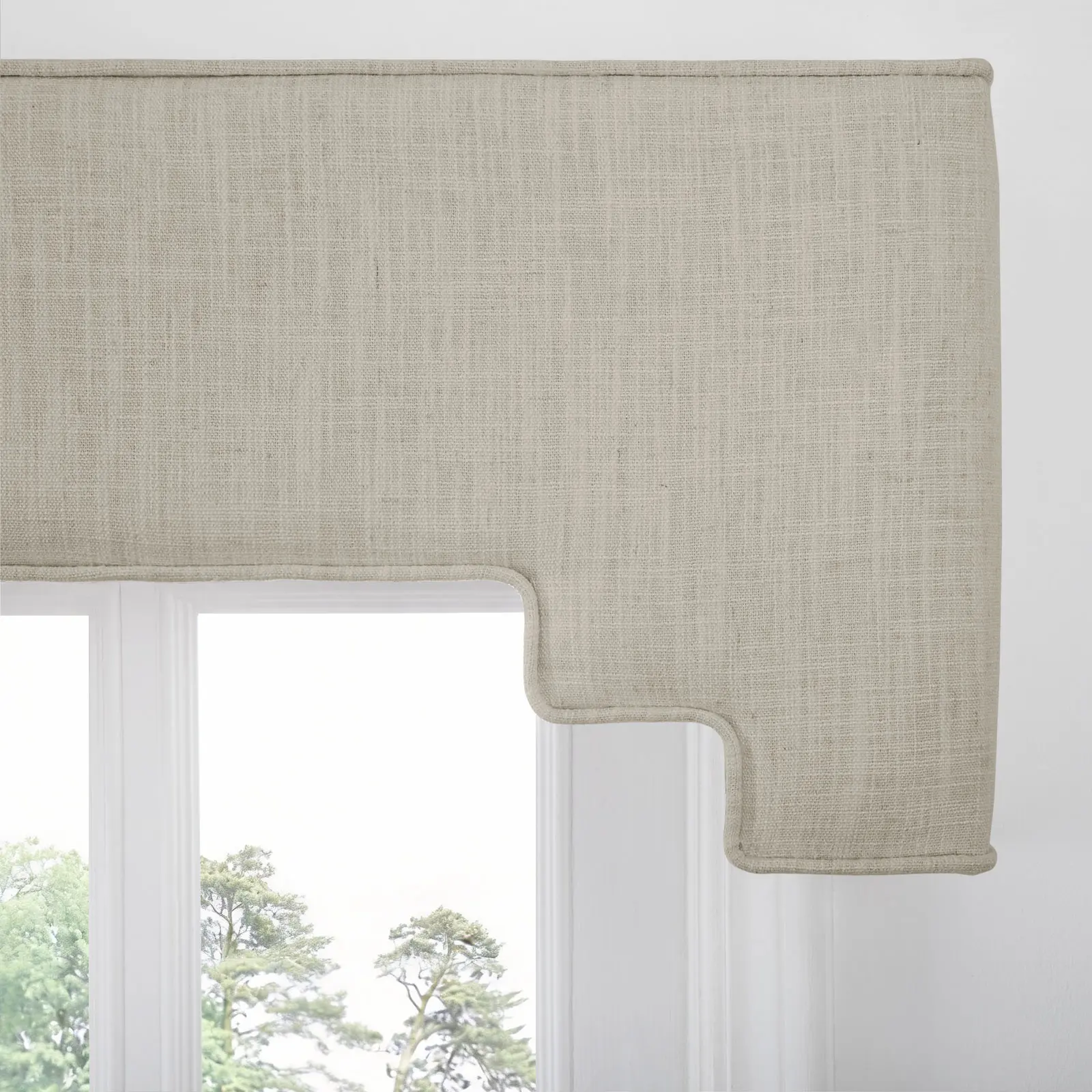 Liz Linen Decorative Stepped Cornice - Image 60