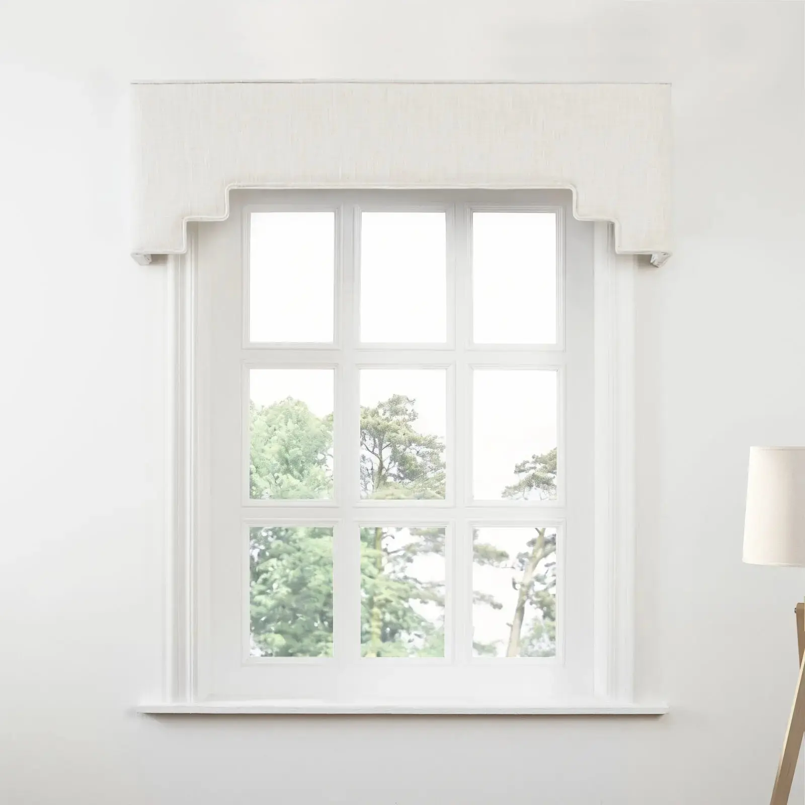 Liz Linen Decorative Stepped Cornice - Image 62