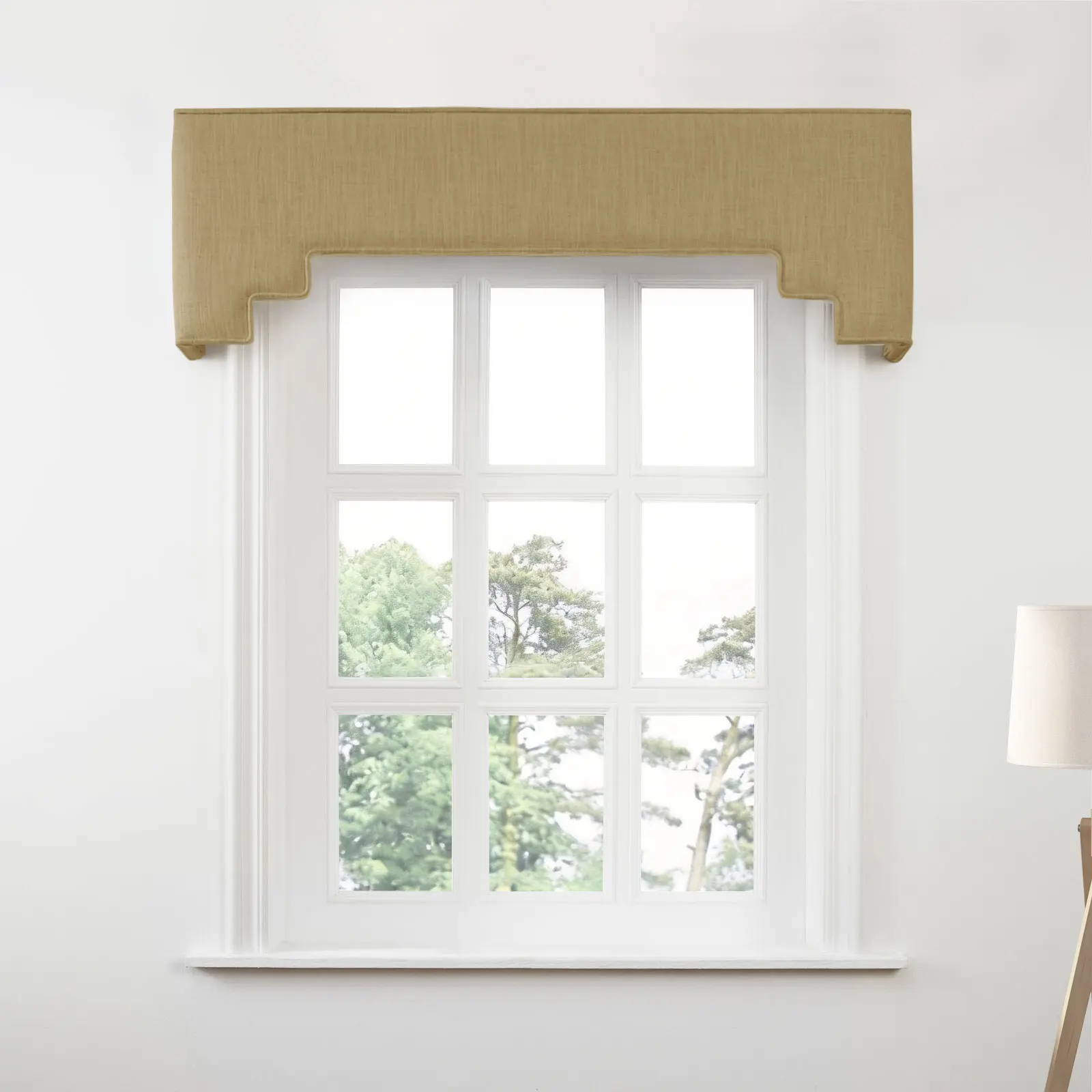 Liz Linen Decorative Stepped Cornice - Image 70