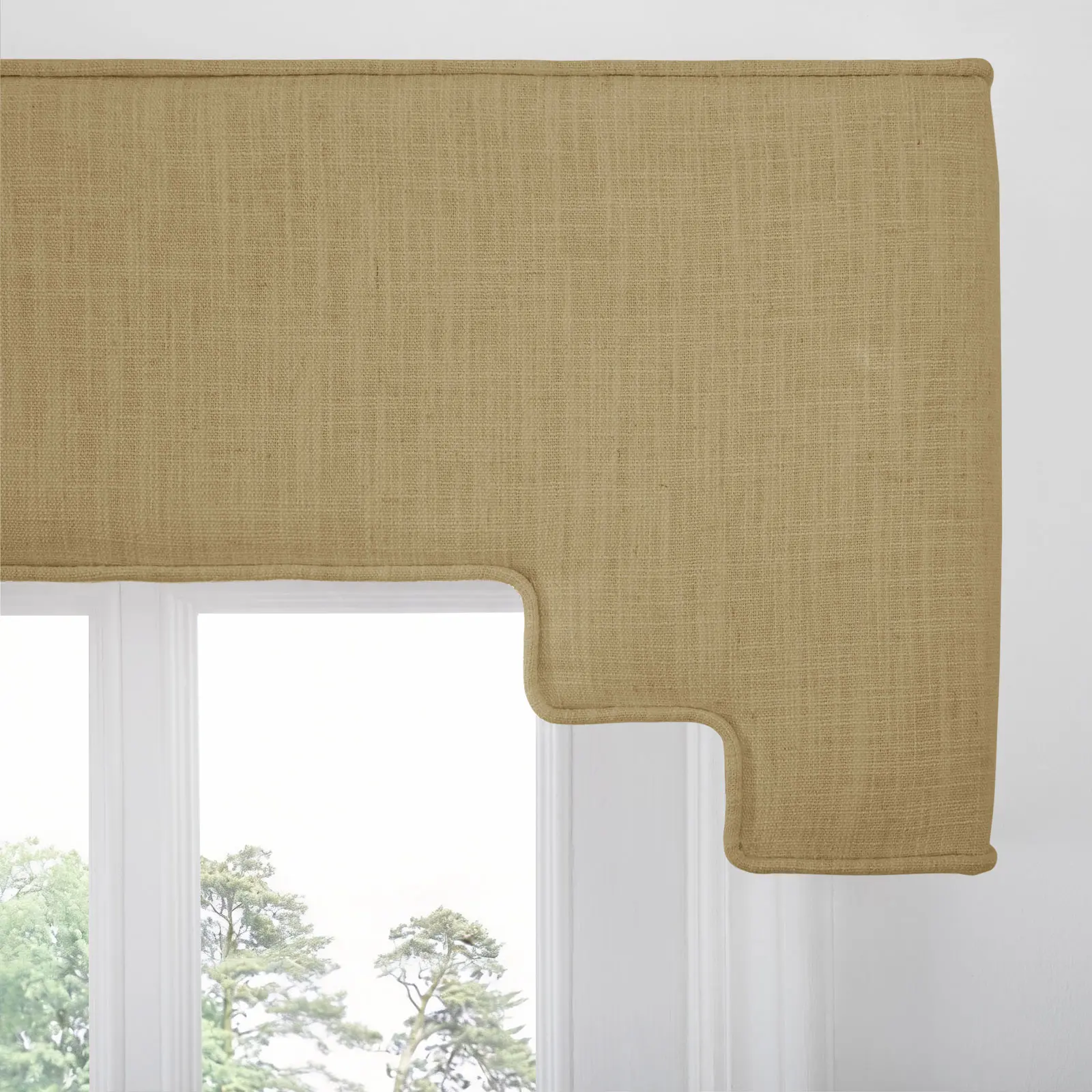 Liz Linen Decorative Stepped Cornice - Image 72