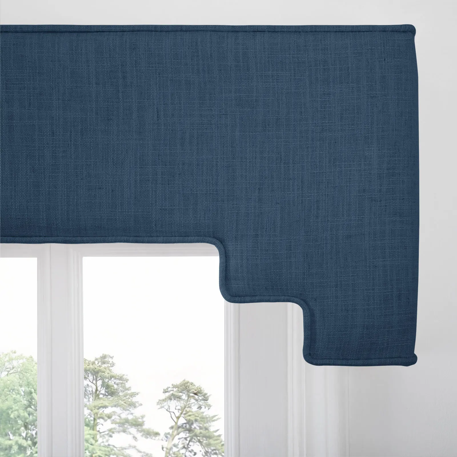 Liz Linen Decorative Stepped Cornice - Image 88