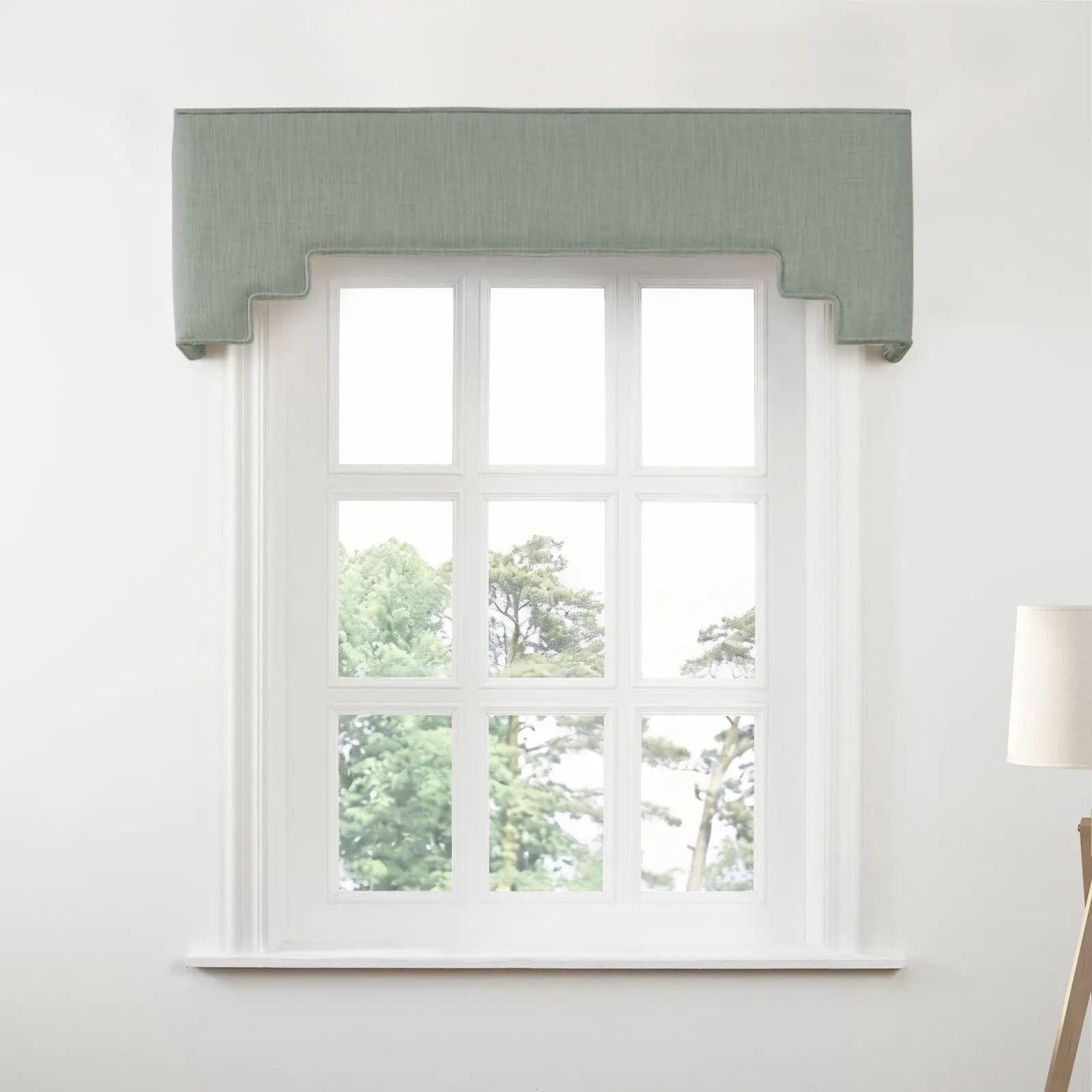 Liz Linen Decorative Stepped Cornice - Image 98