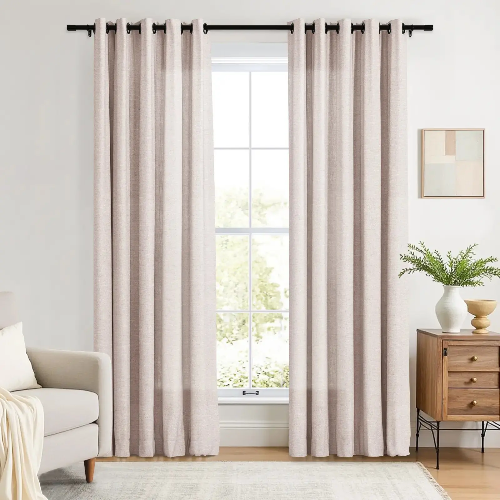 Liz Linen Drape Grommet - Image 19