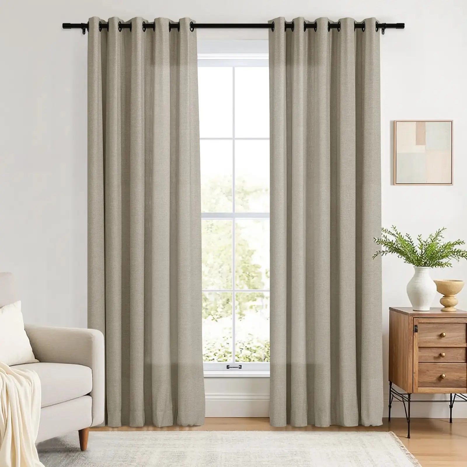 Liz Linen Drape Grommet - Image 43