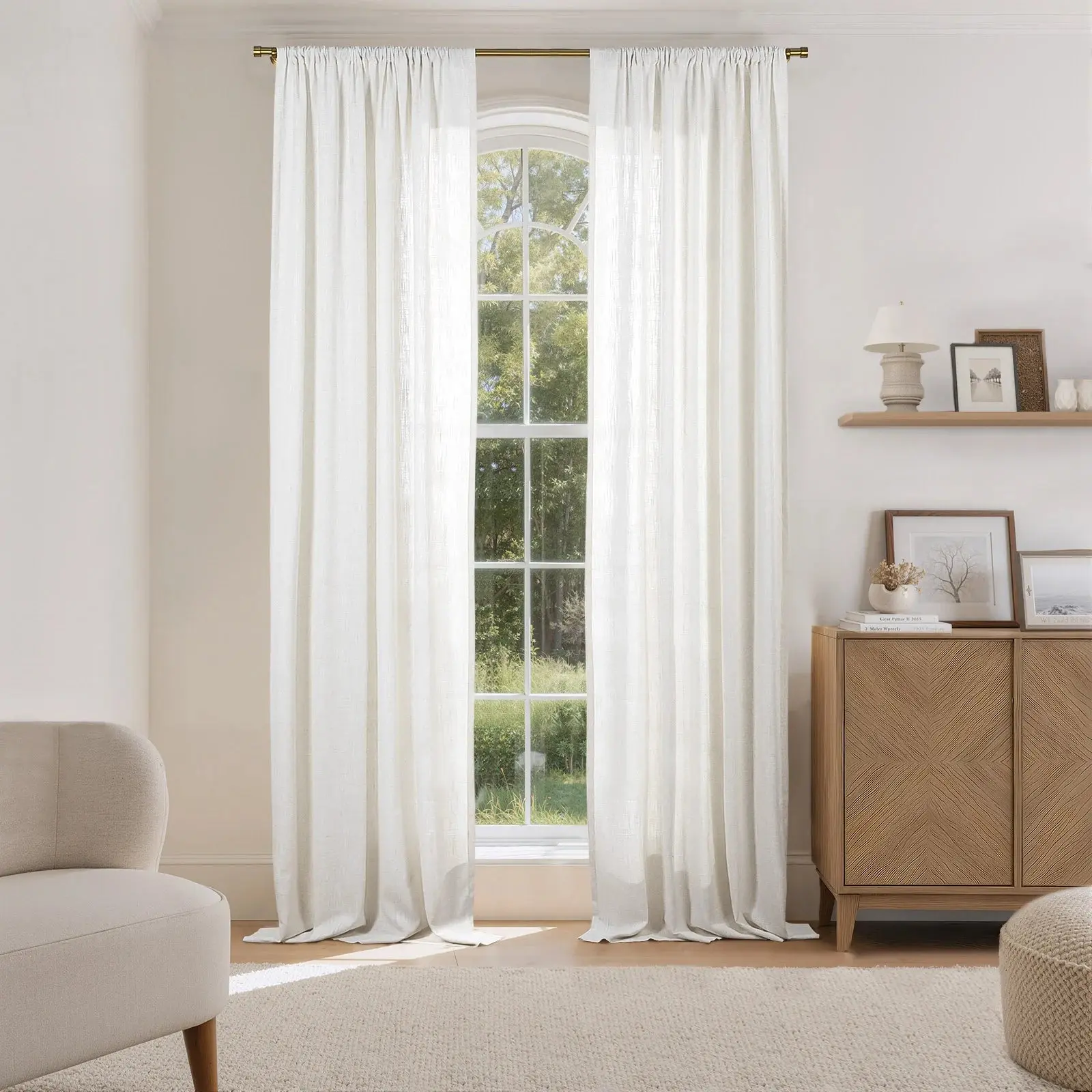 Liz Linen Drape Soft Top - Image 10