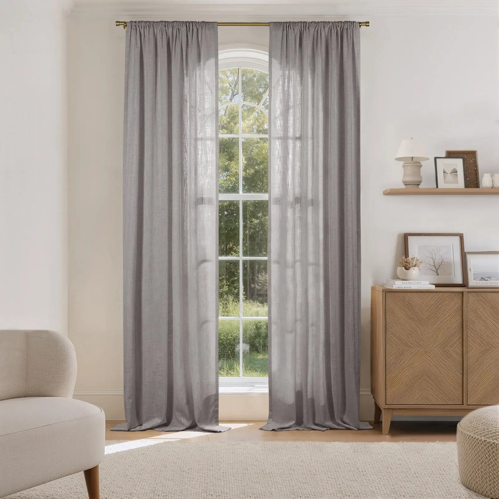 Liz Linen Drape Soft Top - Image 44