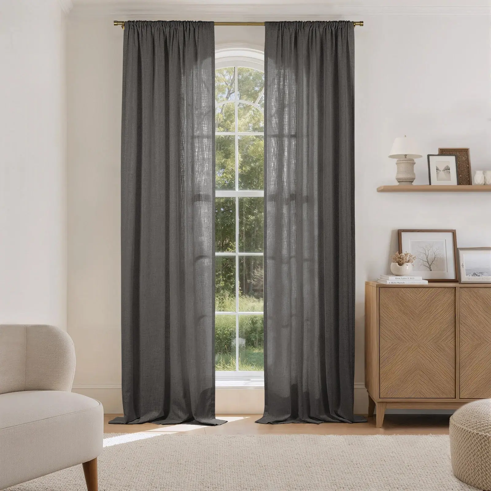 Liz Linen Drape Soft Top - Image 56