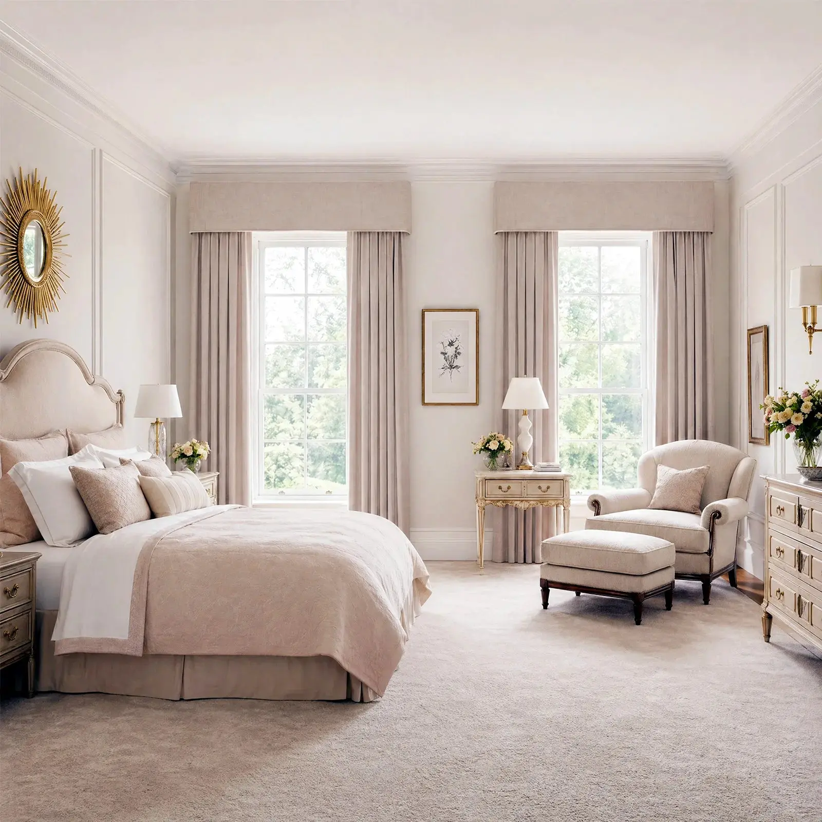 Liz Linen Flat Cornice Board - Image 2