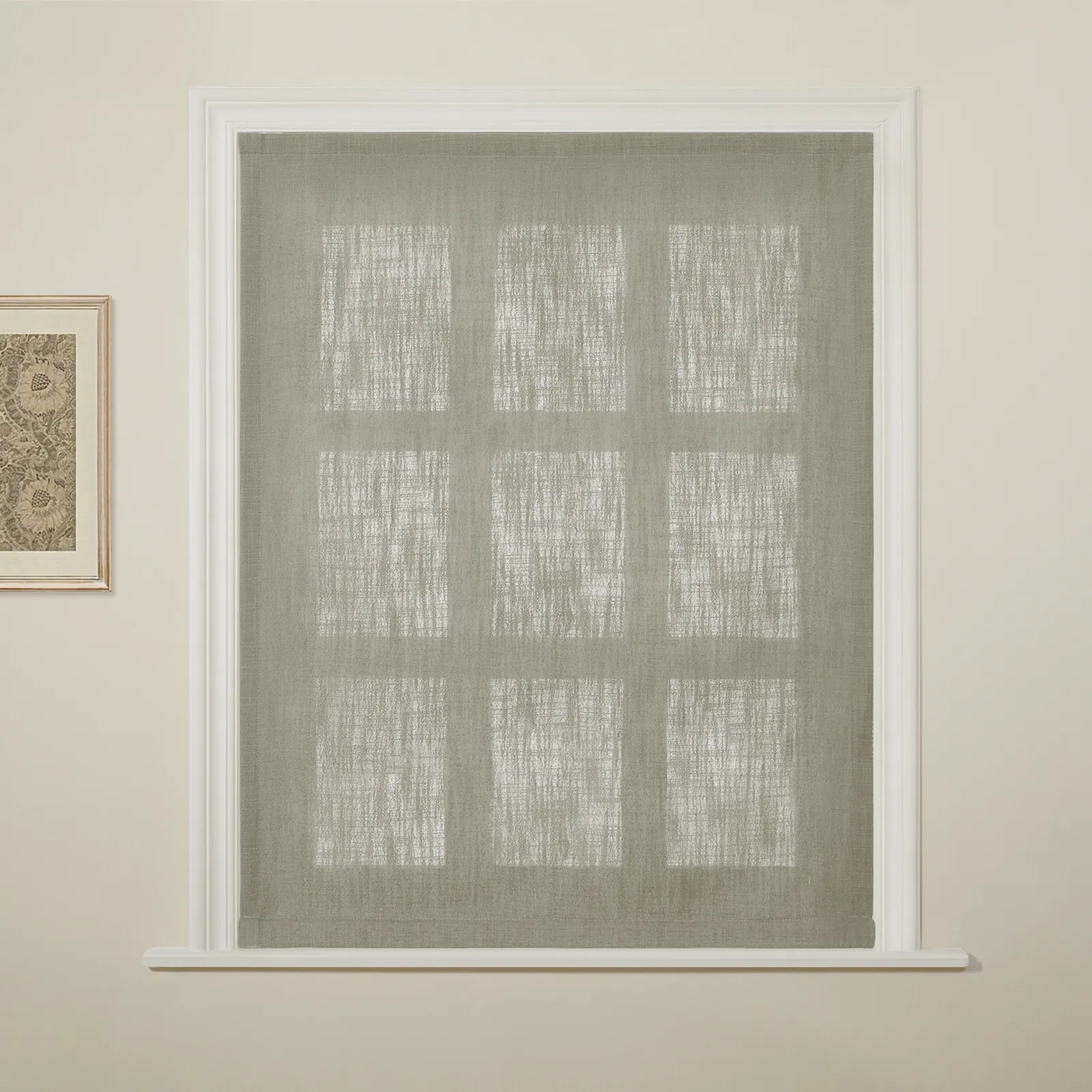 Liz Linen Flat Roman Shade Cord Lift - Image 64