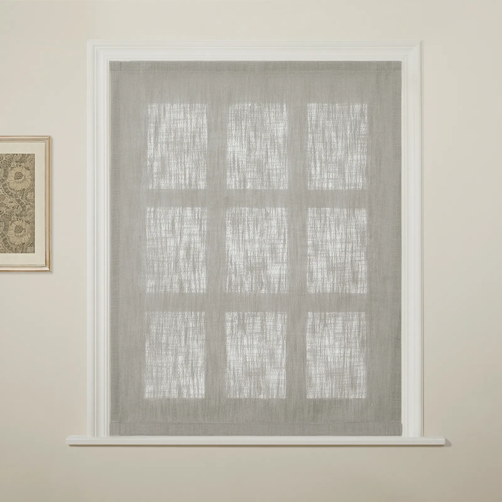 Liz Linen Flat Roman Shade Cord Lift - Image 76