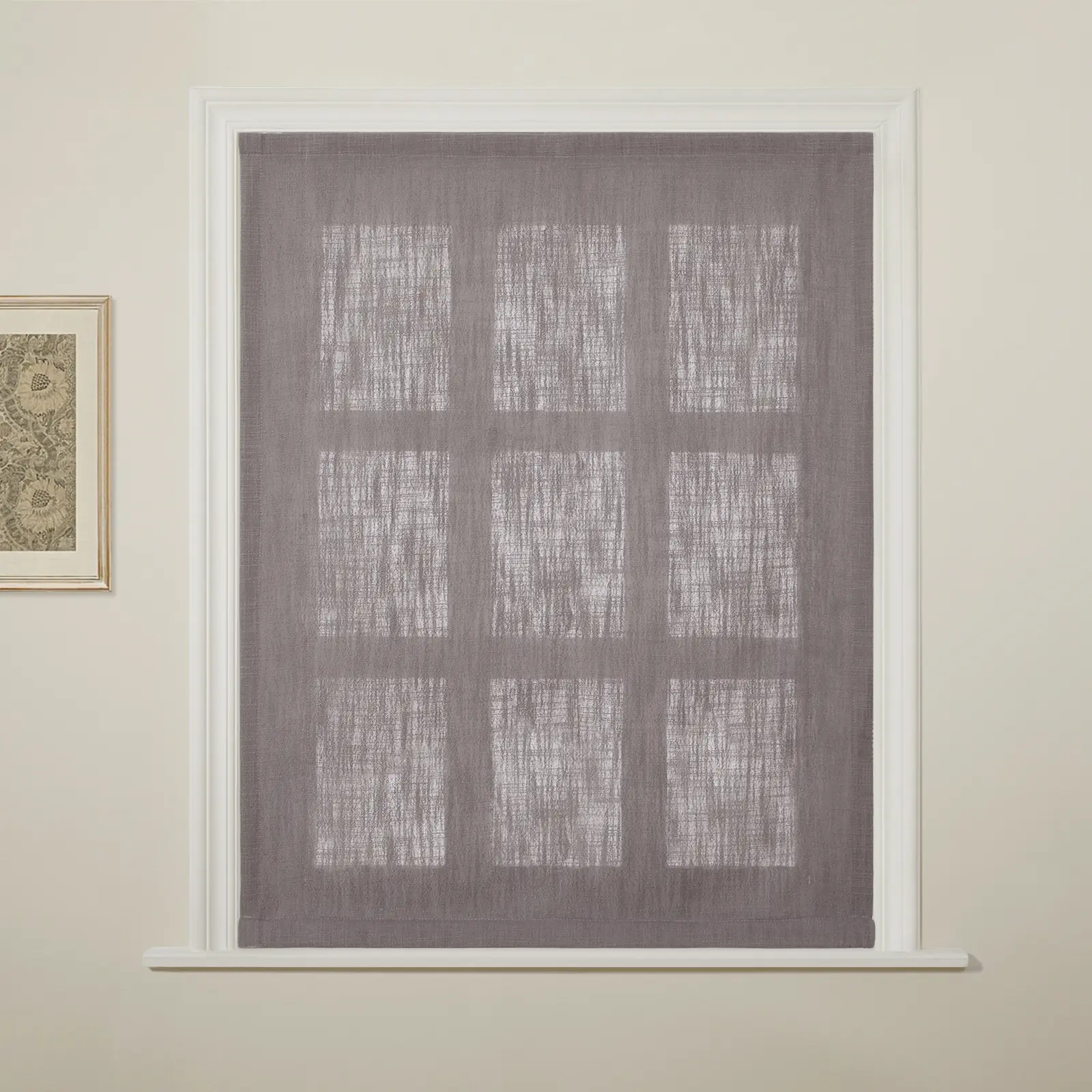 Liz Linen Flat Roman Shade Cord Lift - Image 84