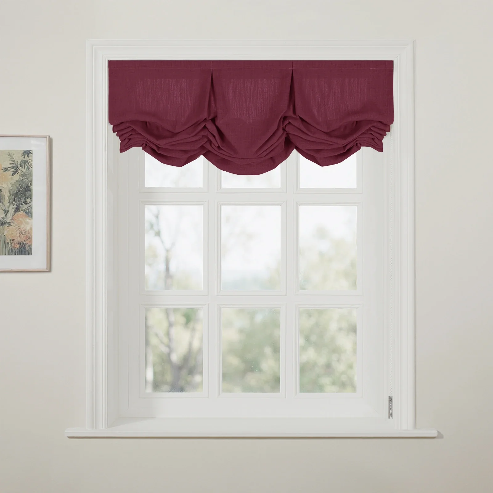 Liz Linen Pleated Balloon Shade Cord Lift - Image 130