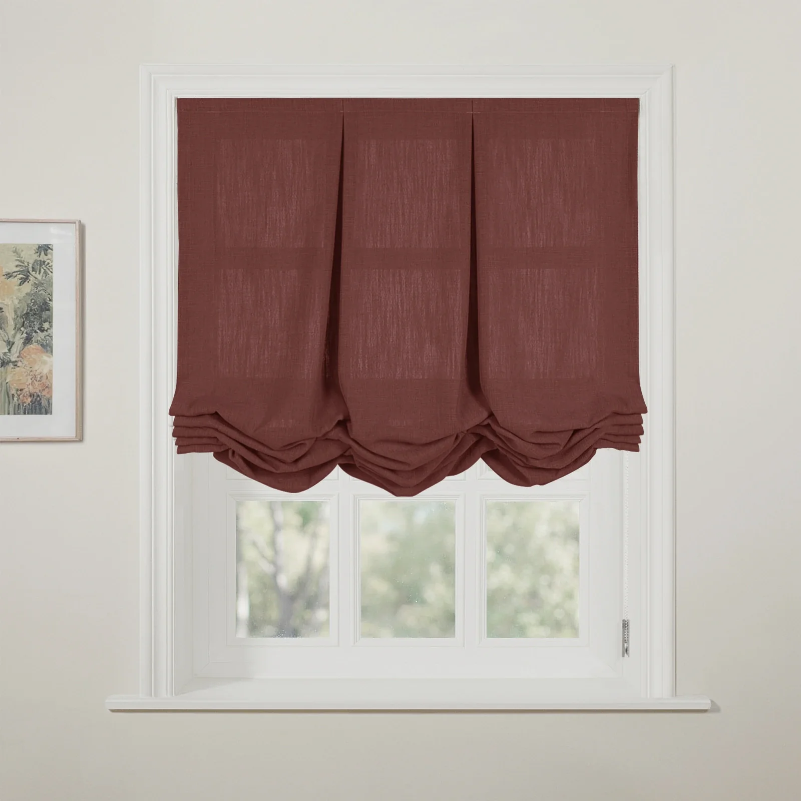 Liz Linen Pleated Balloon Shade Cord Lift - Image 134