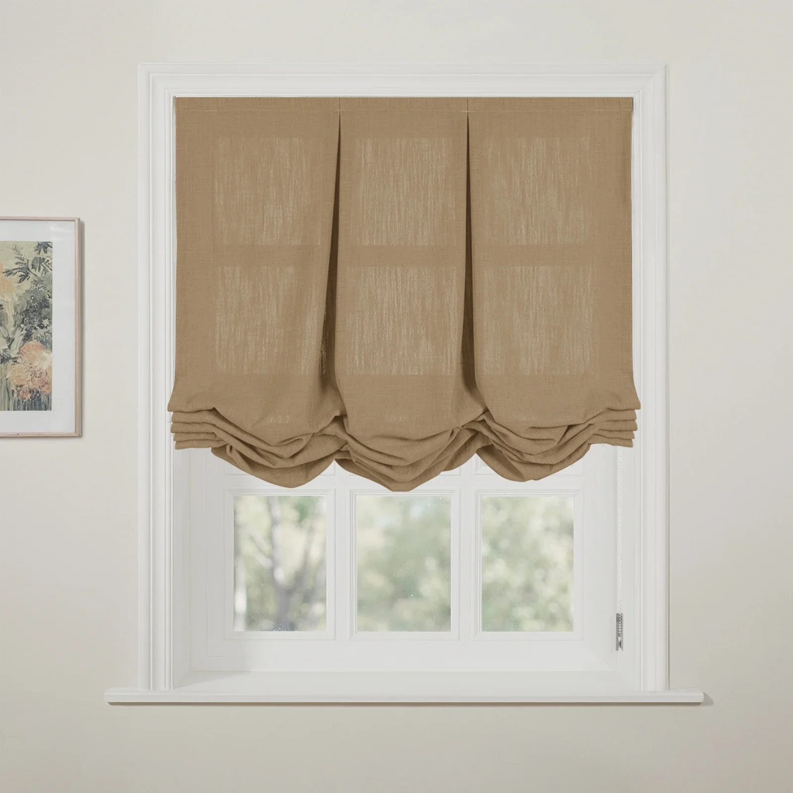 Liz Linen Pleated Balloon Shade Cord Lift - Image 152
