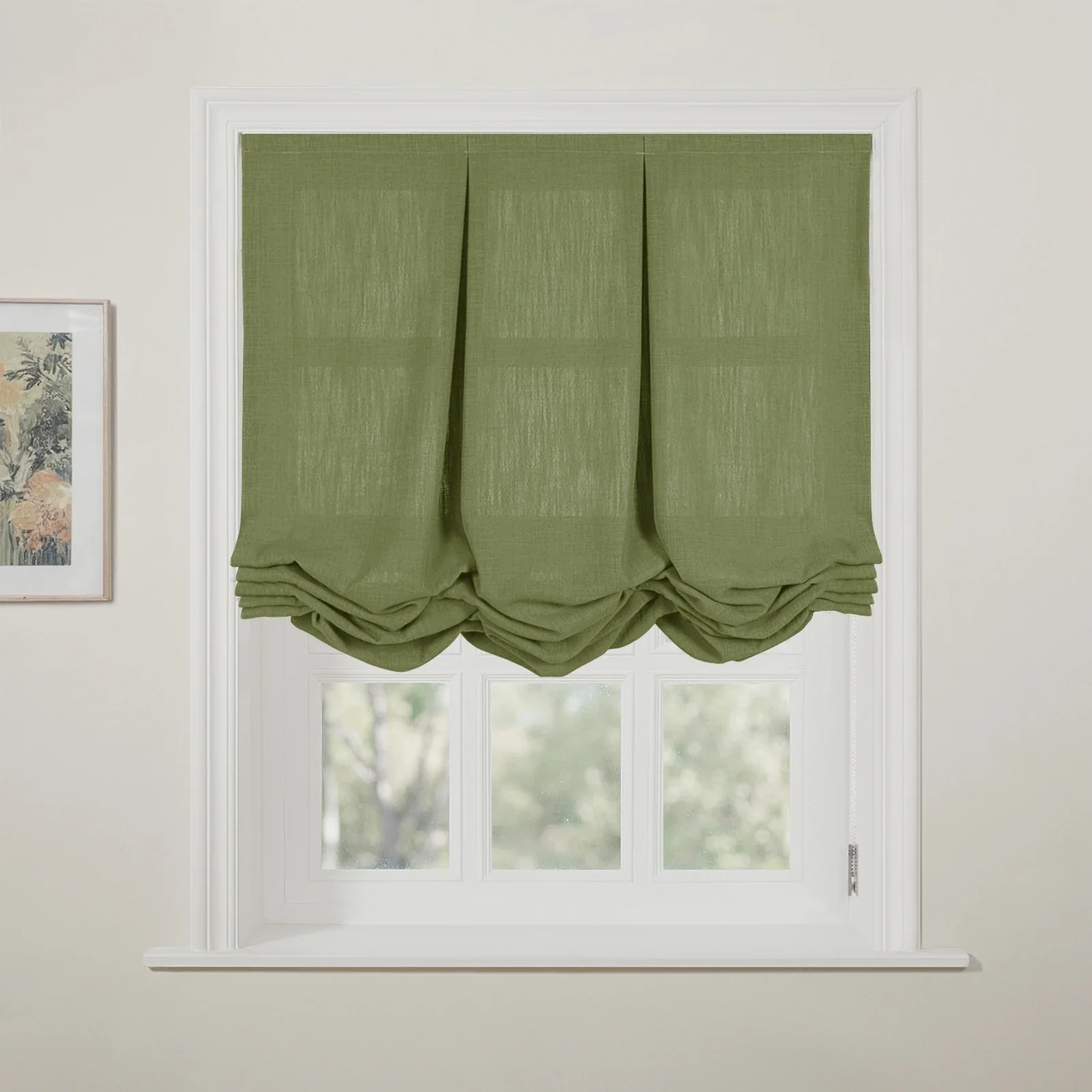 Liz Linen Pleated Balloon Shade Cord Lift - Image 170