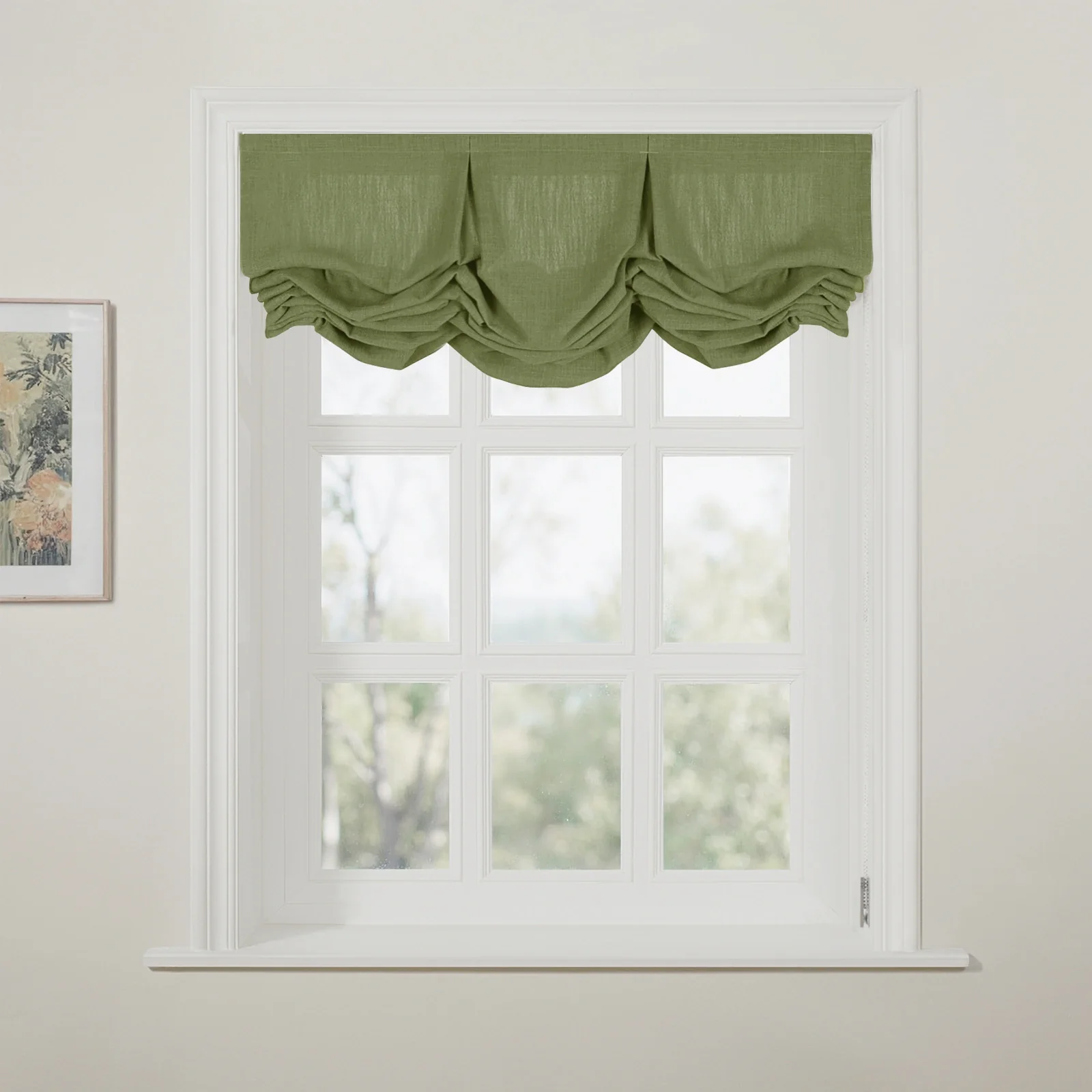 Liz Linen Pleated Balloon Shade Cord Lift - Image 172