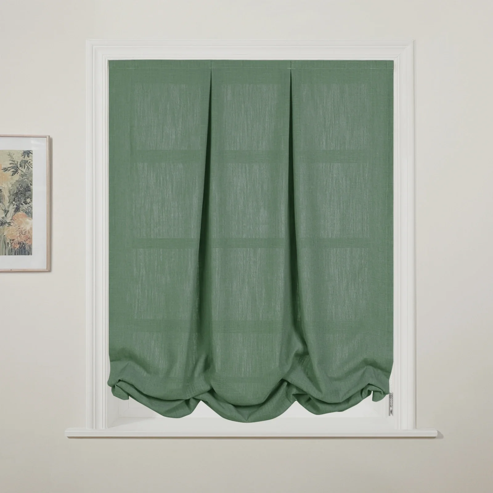 Liz Linen Pleated Balloon Shade Cord Lift - Image 179