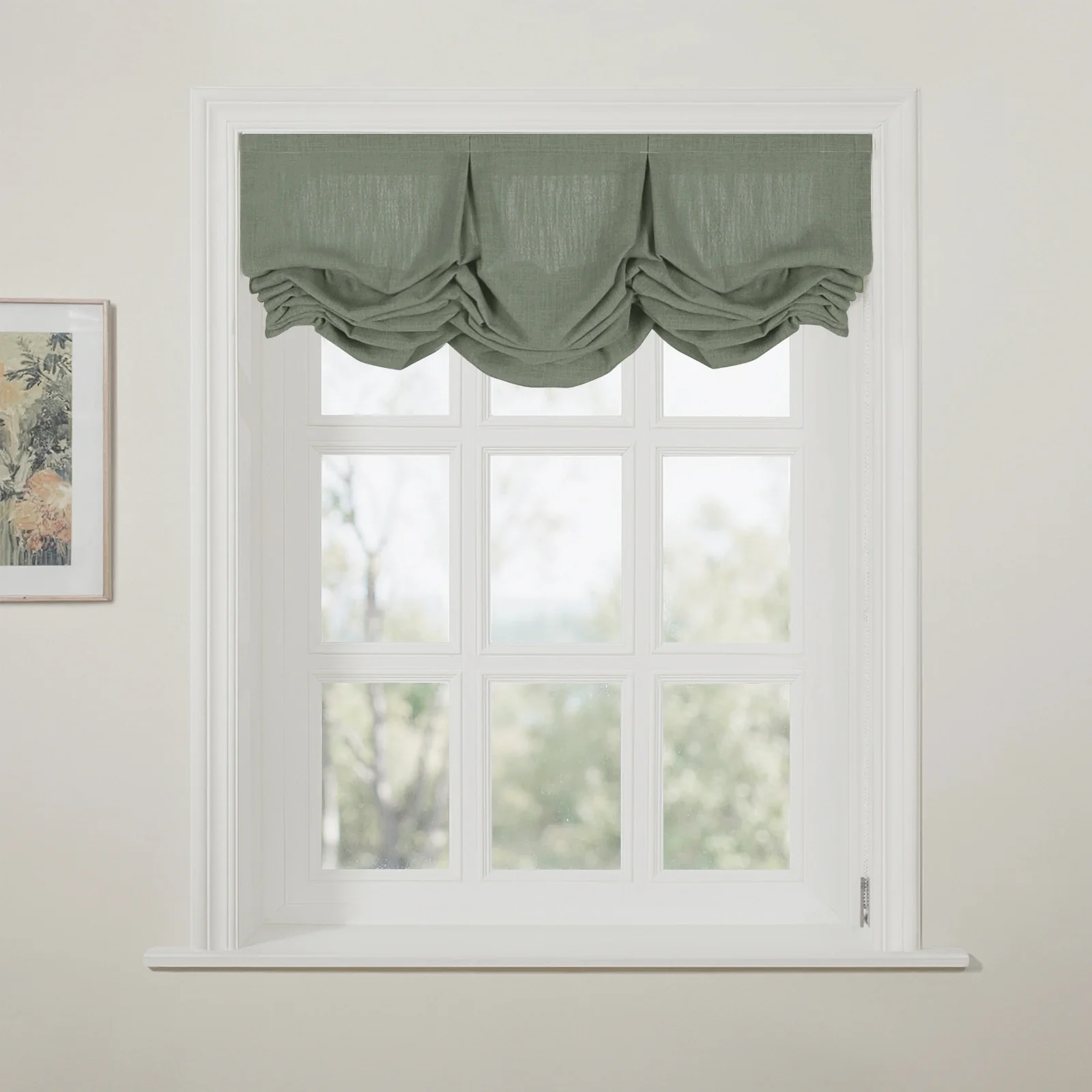 Liz Linen Pleated Balloon Shade Cord Lift - Image 184