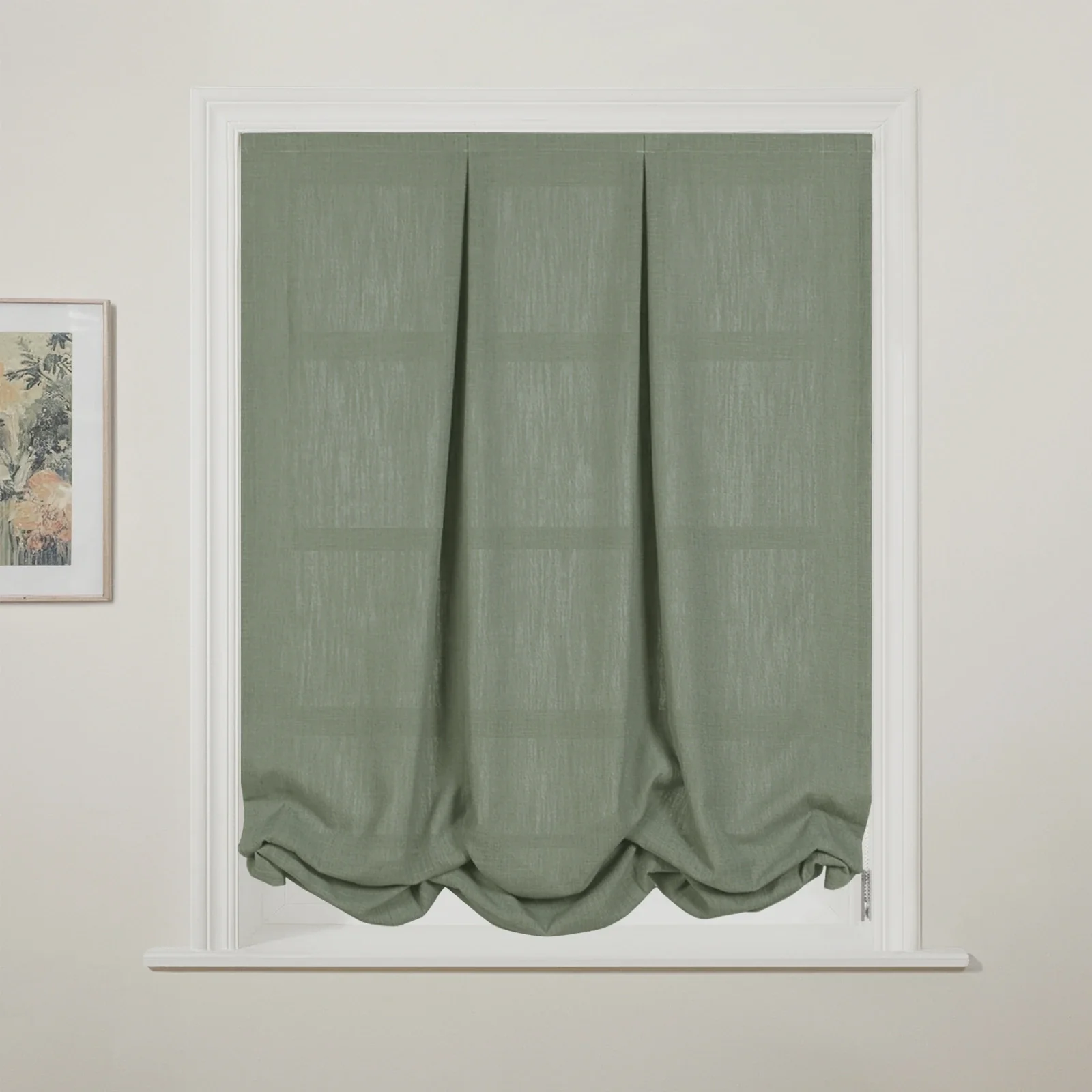 Liz Linen Pleated Balloon Shade Cord Lift - Image 185