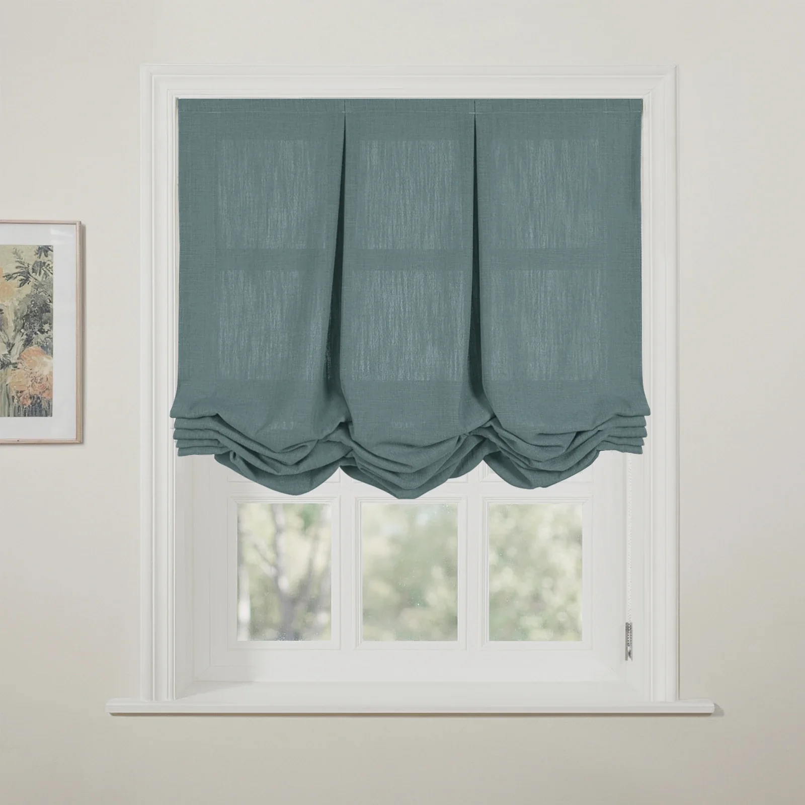 Liz Linen Pleated Balloon Shade Cord Lift - Image 194