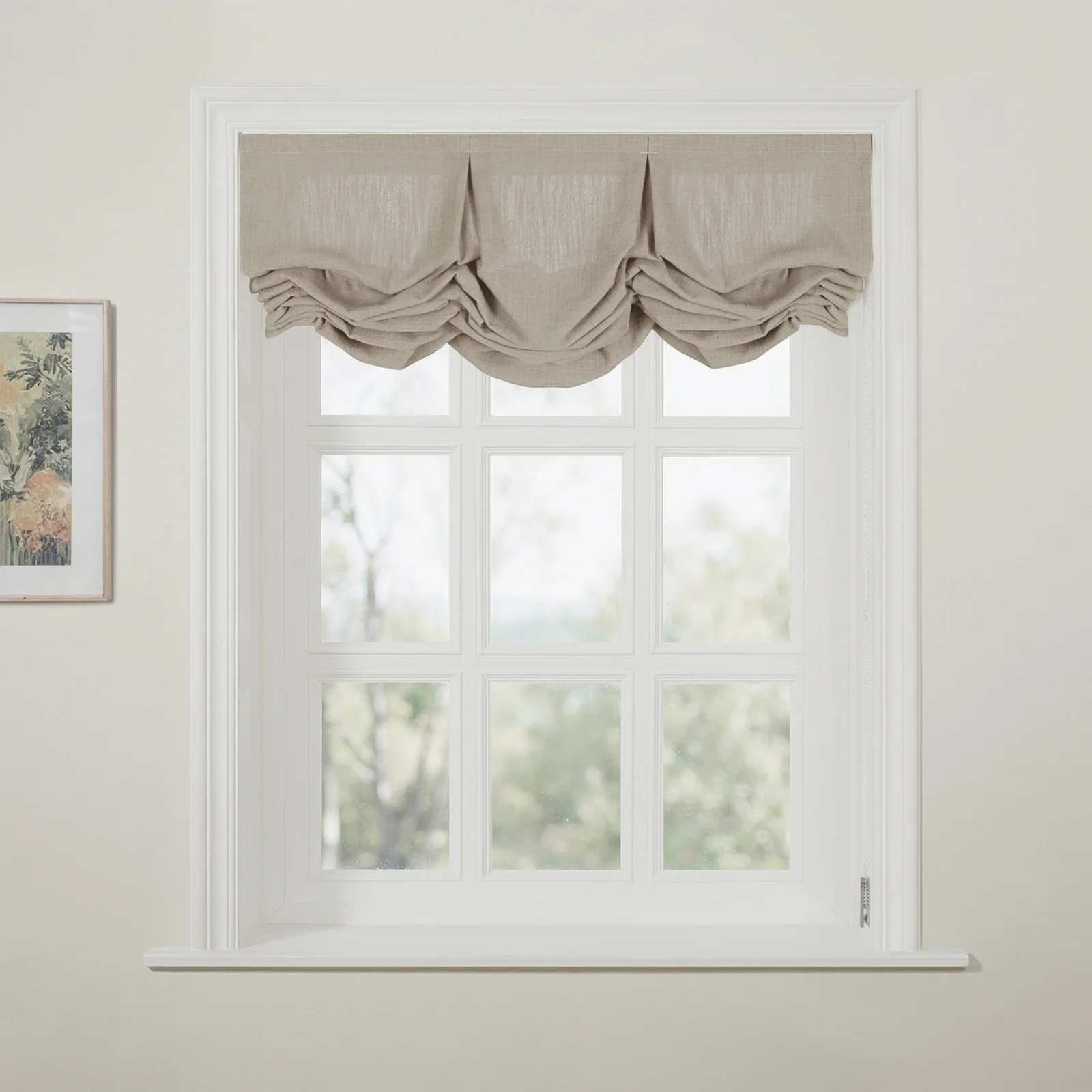 Liz Linen Pleated Balloon Shade Cord Lift - Image 220