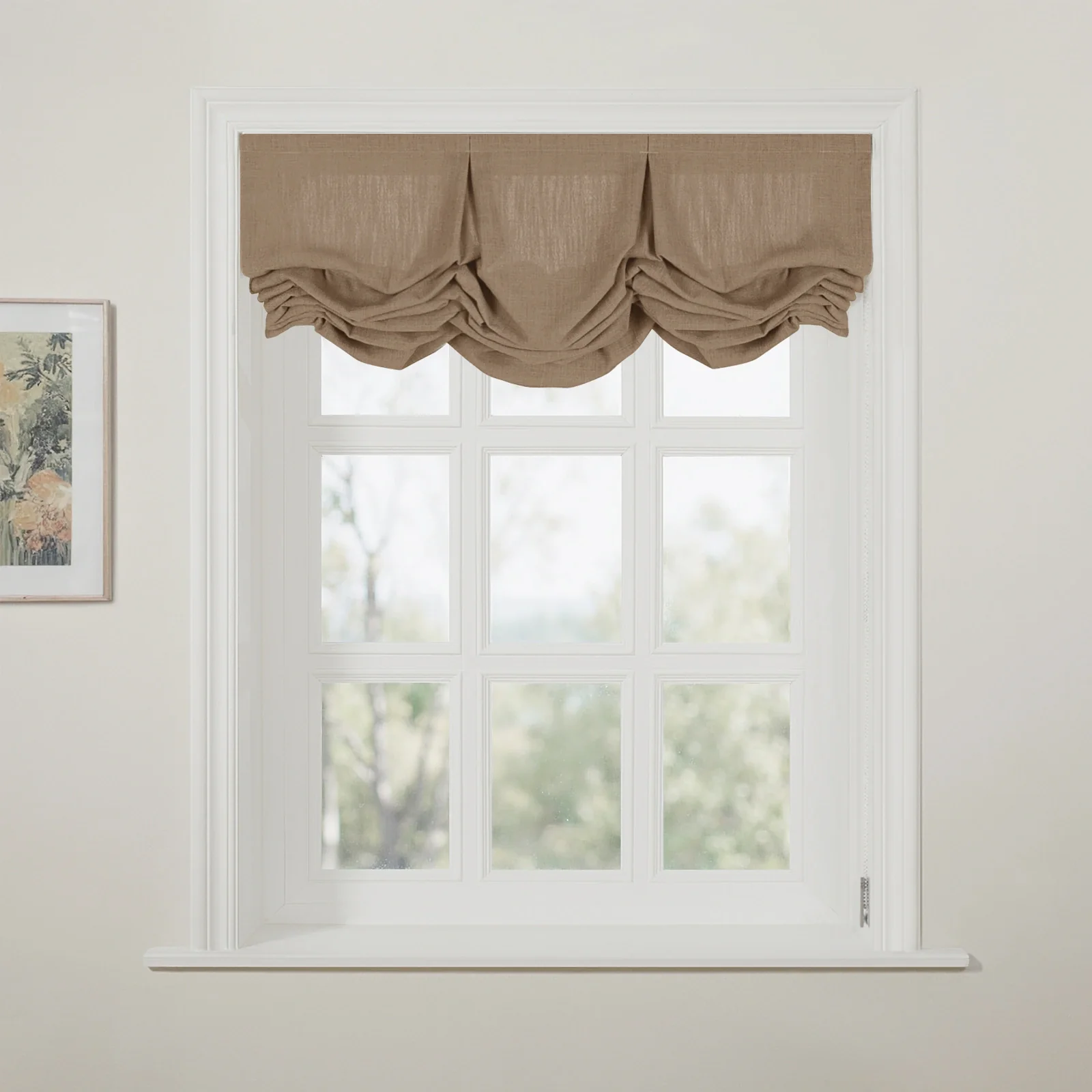 Liz Linen Pleated Balloon Shade Cord Lift - Image 226