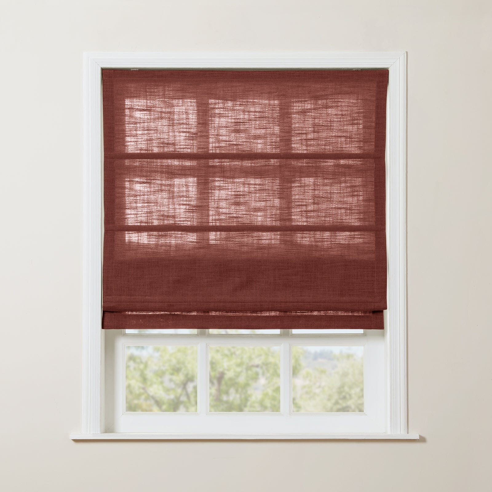 TWOPAGES Liz™  Linen Roman Shade Cordless Plus Size - Image 53