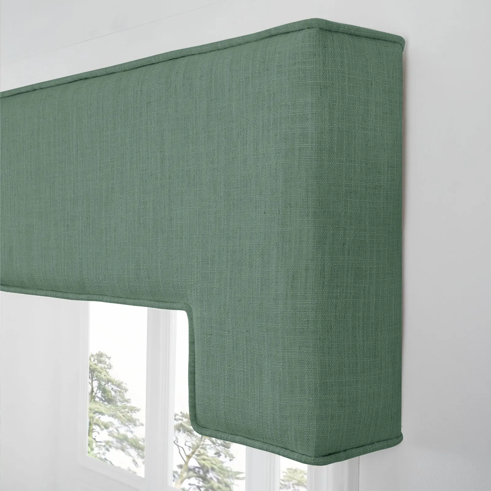 Liz Linen Stepped Cornice Board - Image 108