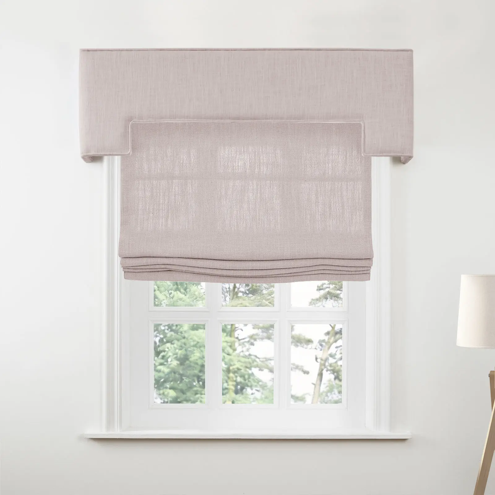Liz Linen Stepped Cornice Board - Image 114