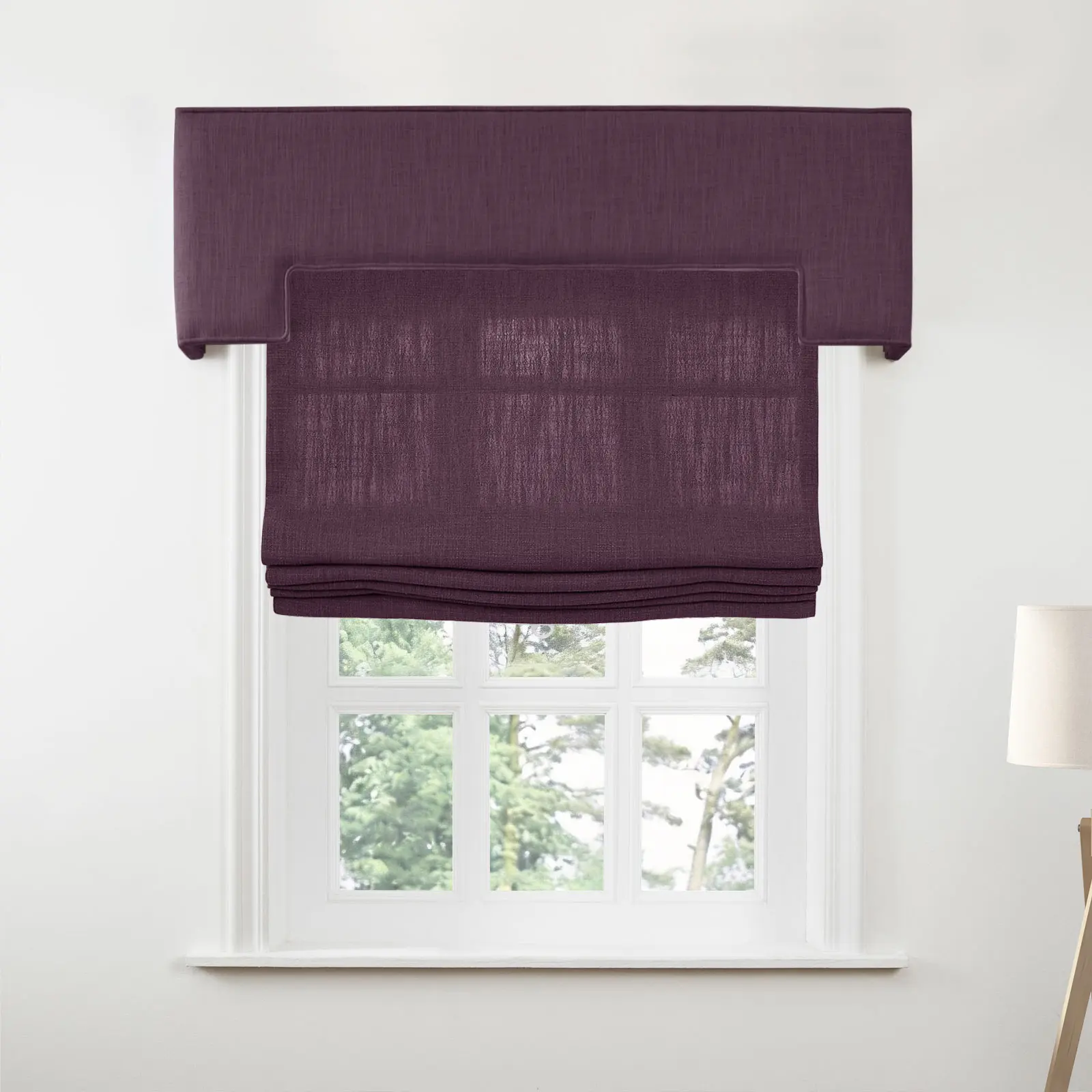 Liz Linen Stepped Cornice Board - Image 118