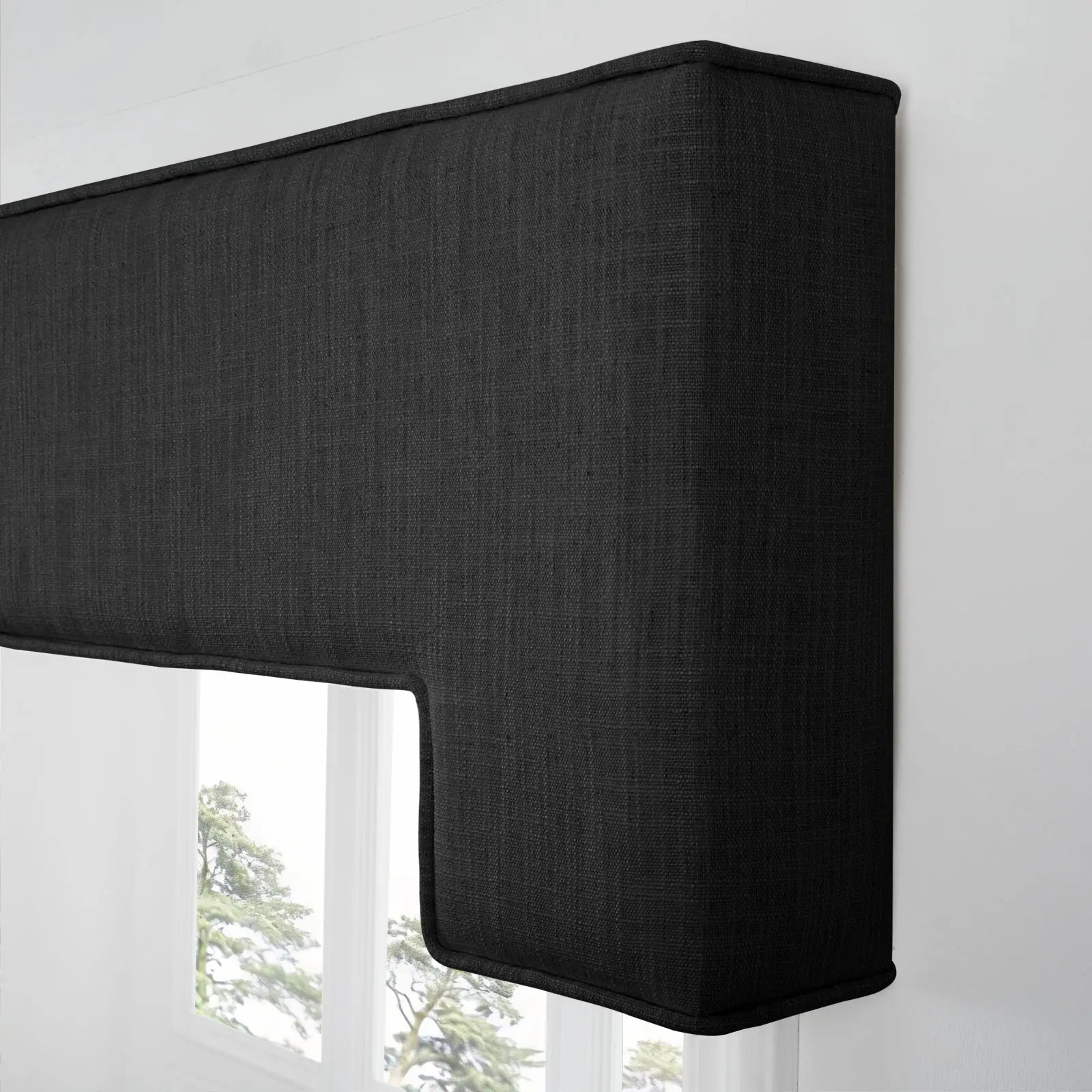 Liz Linen Stepped Cornice Board - Image 12