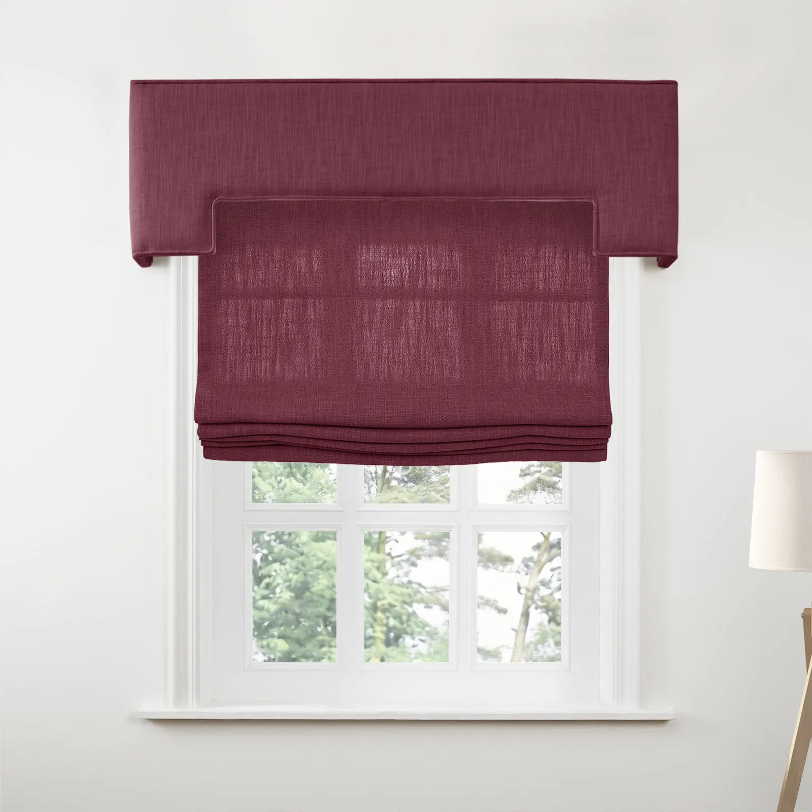 Liz Linen Stepped Cornice Board - Image 126