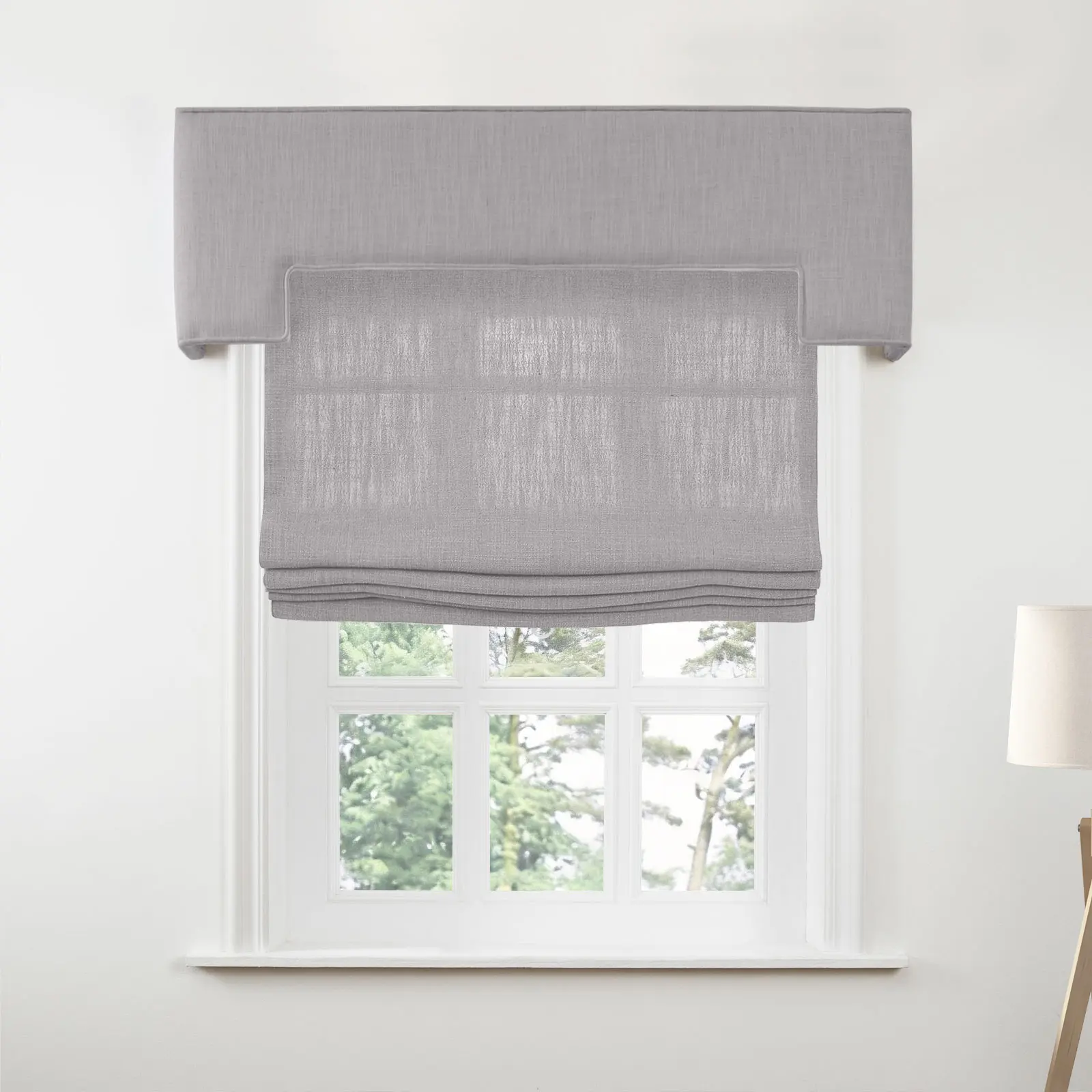 Liz Linen Stepped Cornice Board - Image 130
