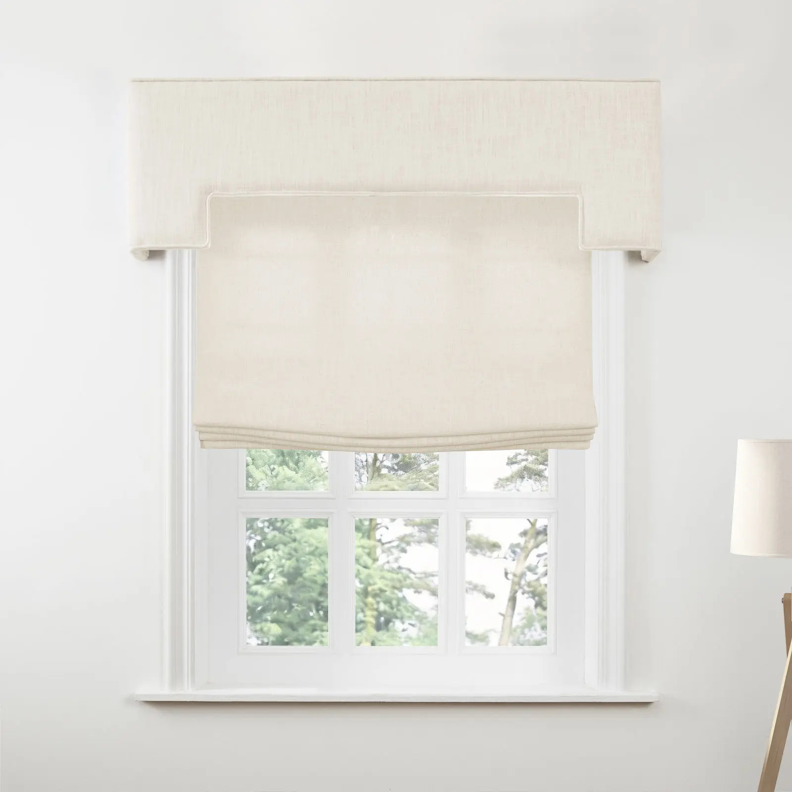 Liz Linen Stepped Cornice Board - Image 138