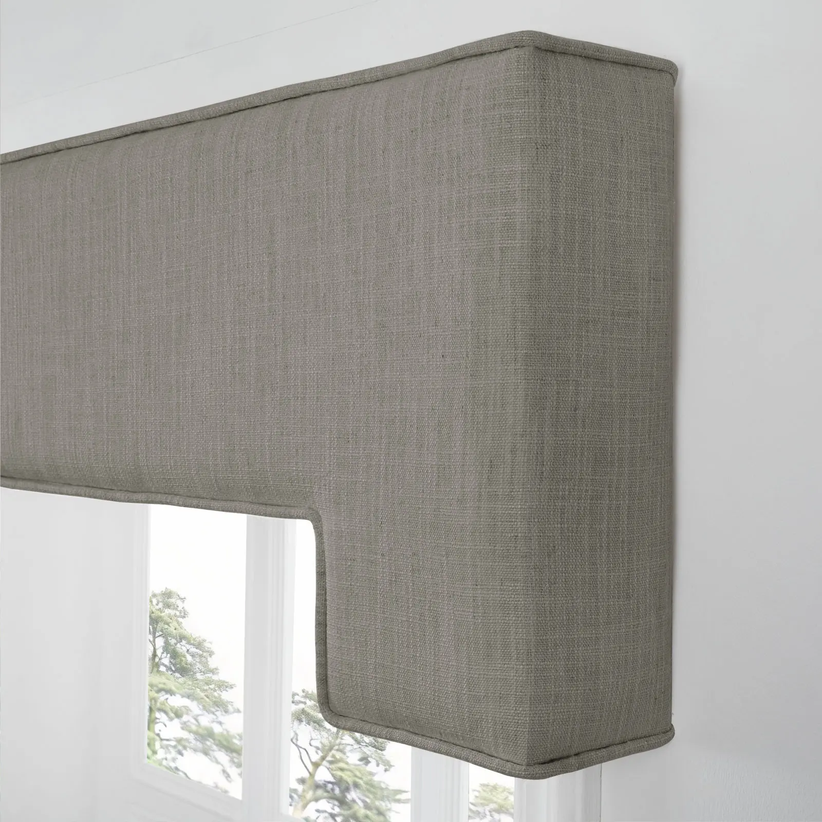 Liz Linen Stepped Cornice Board - Image 140