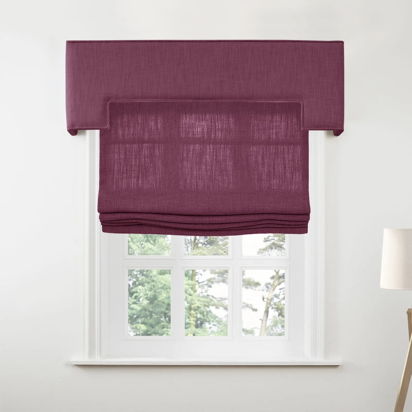 Liz Linen Stepped Cornice Board - Image 18